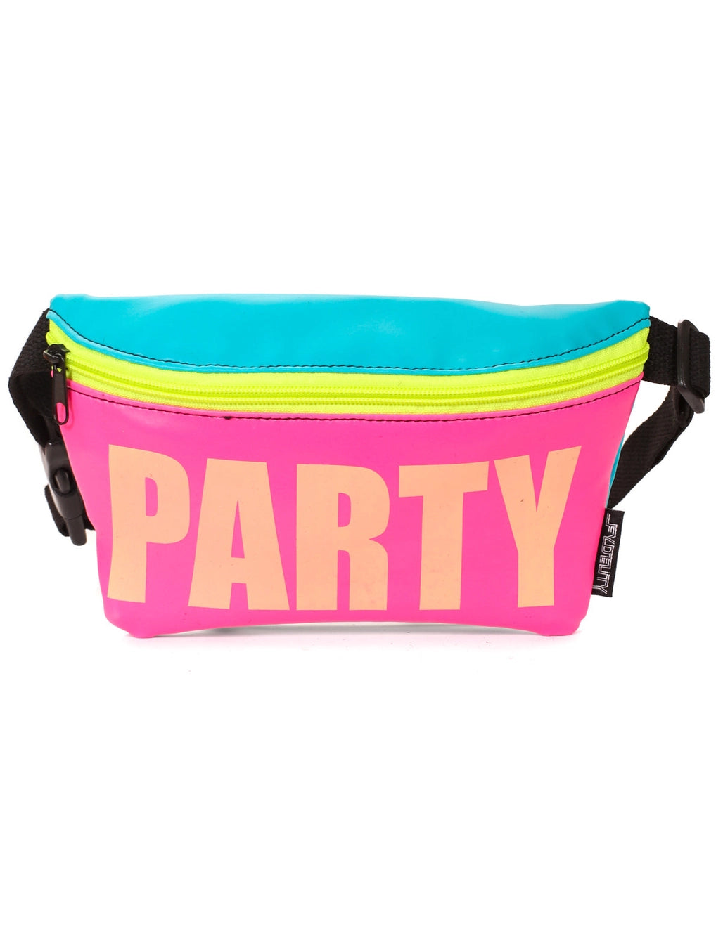 Ultra Slim Fanny Pack for Parties - Glow in the Dark Waist Bag for Raves, Concerts & Night Events - Hands-Free Crossbody Pouch for Women & Men