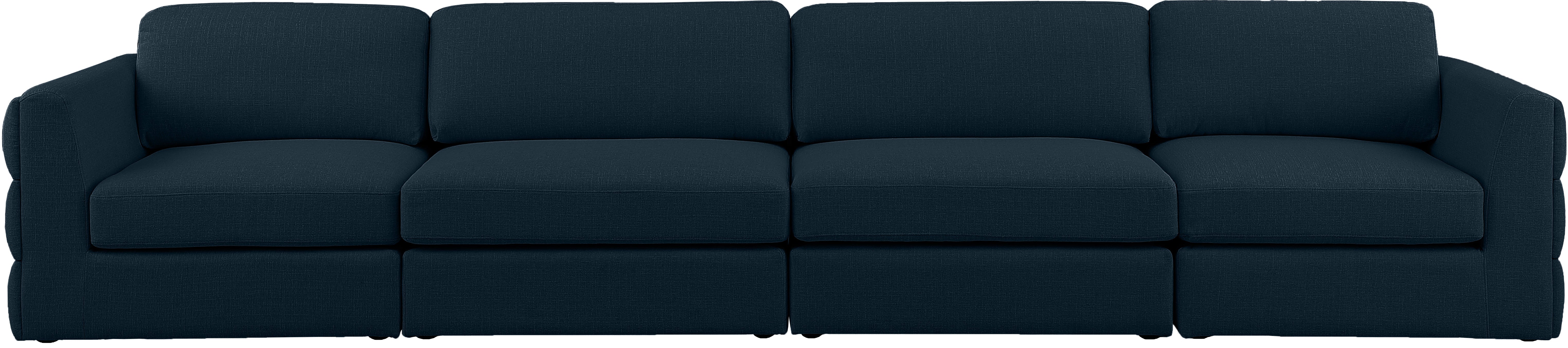 Beckham Durable Linen Textured Fabric Modular Sectional Sofa - Modern Living Room Furniture for Small Spaces & Apartments | Comfortable Lounge Seating for Family Gatherings & Movie Nights
