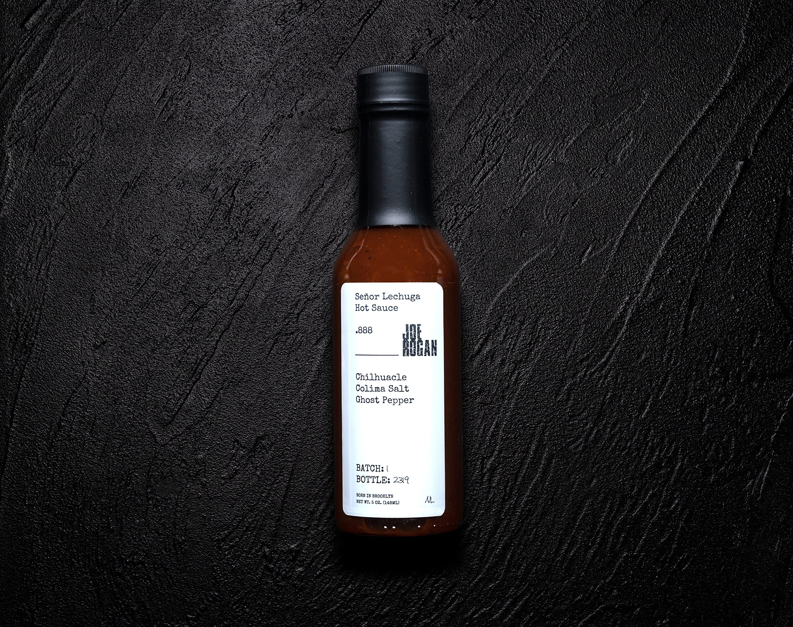 Joe Rogan x Señor Lechuga Hot Sauce - Spicy .888 Chilhuacle, Colima Salt & Ghost Pepper Blend - Perfect for Tacos, Wings & BBQ