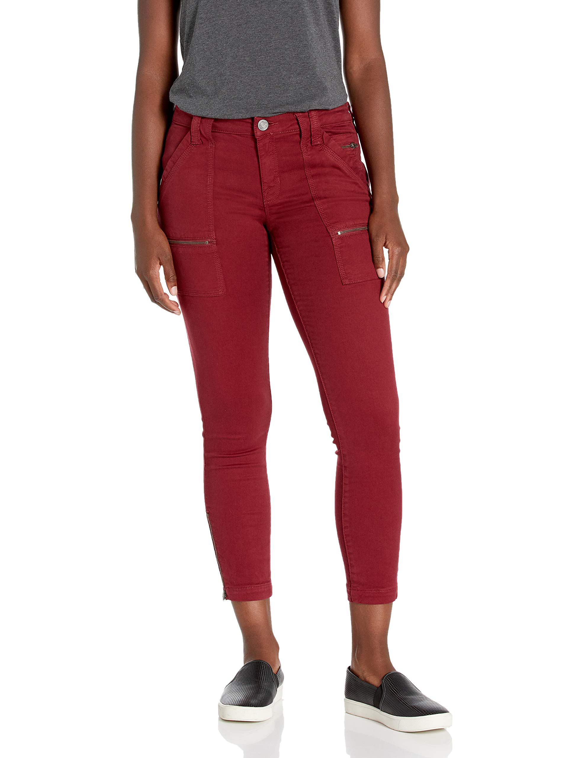 Joie Women's Park Skinny Utility Cargo Pants - Stylish Stretch Denim Pants with Multiple Pockets for Outdoor, Work & Casual Wear
