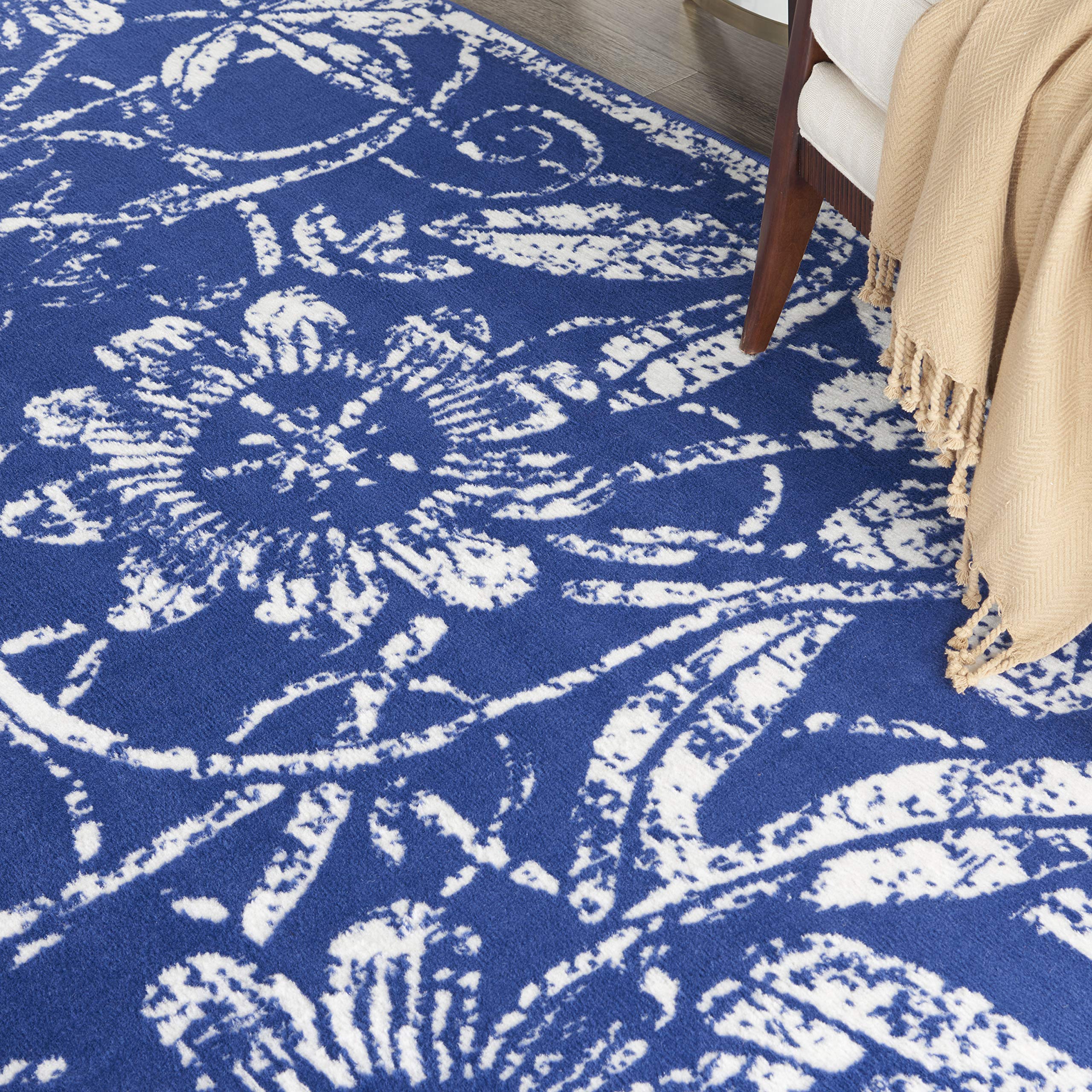 Nourison Whimsicle Floral Navy 8'4