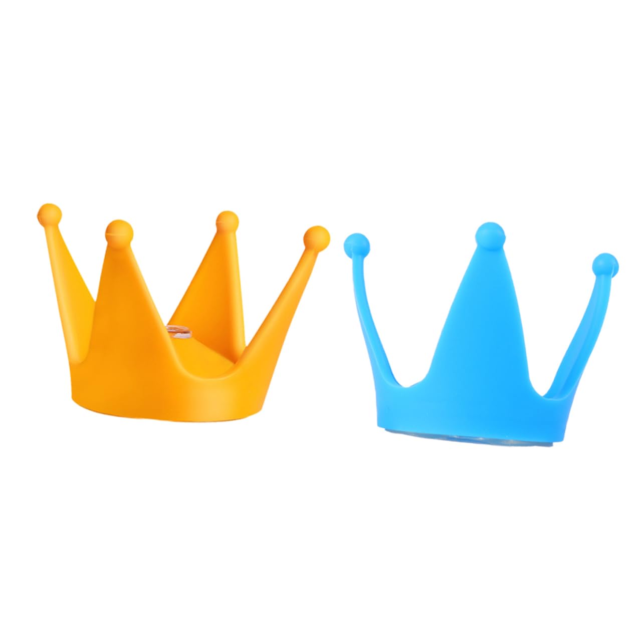 HONMEET 2 Sets Suction Cup Crown Braids Accessories - Motorcycle Helmet Decor, Beanie Jewelry & Key Dish Decor - Fun Costume Party Hair Accessories for Kids & Adults