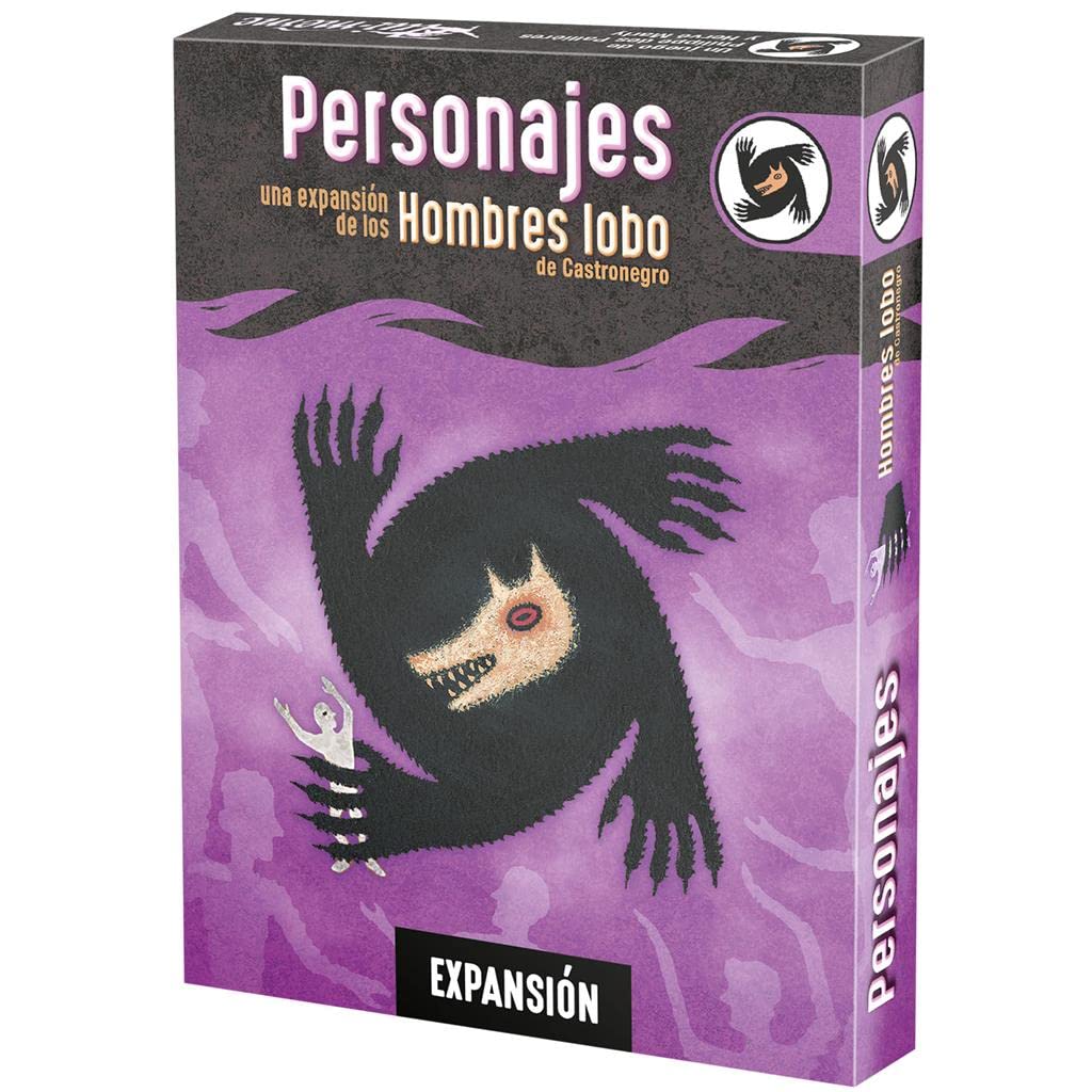 Zygomatic | The Werewolves of Castronegro: Characters | Expansion | Card Game | Ages 10+ | 8-18 Players | 30 Minutes per Game | Spanish | Perfect for Family Game Nights & Teen Parties