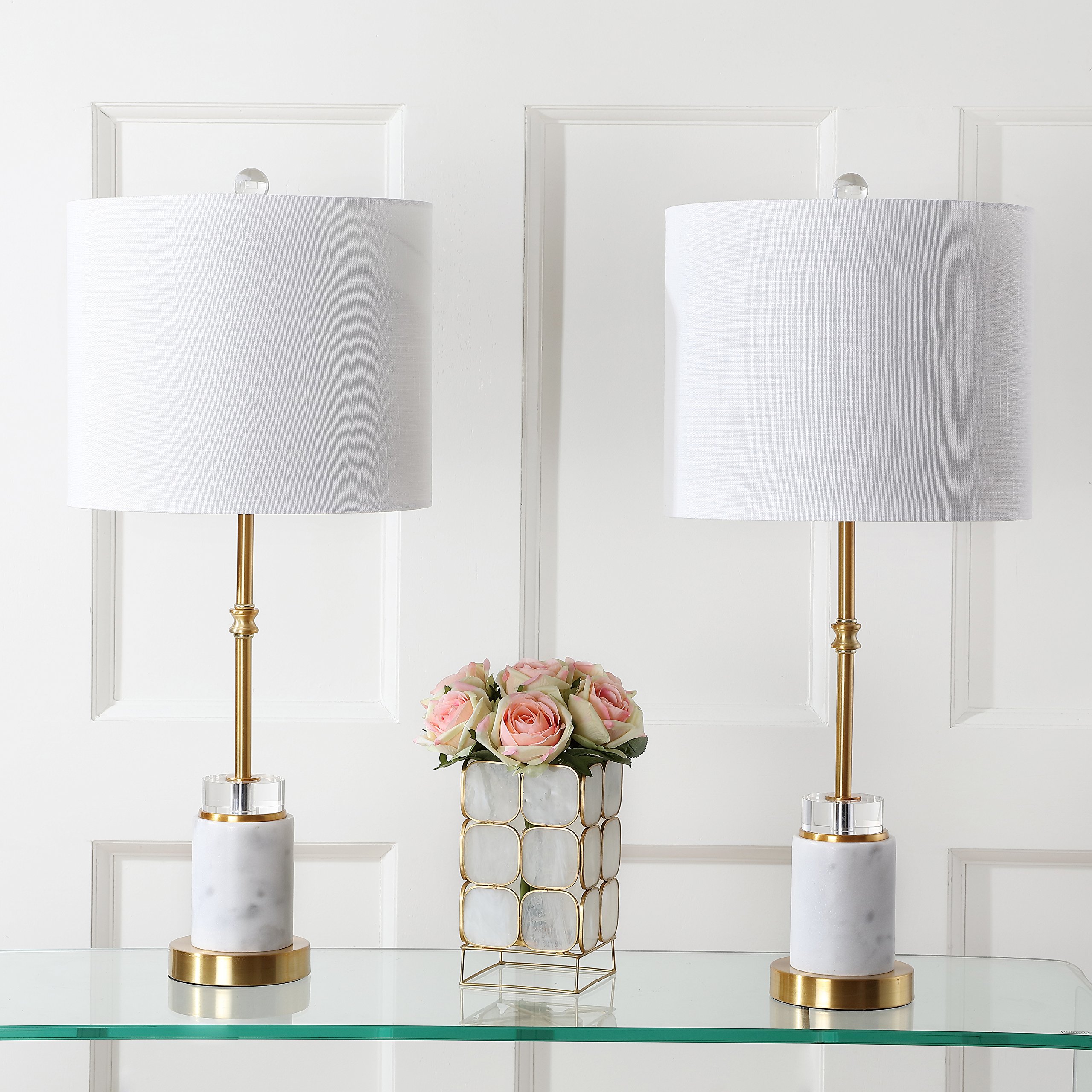 JONATHAN Y JYL5003A-SET2 Set of 2 Modern LED Table Lamps - 27