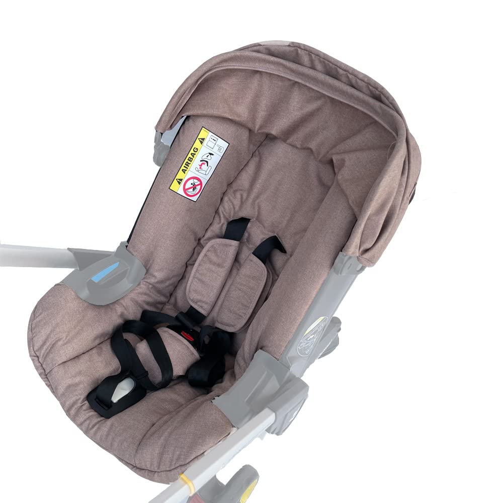 **Doona Car Seat & Stroller Accessories - Seat Cushion Changing Kit, Sun Shade & Canopy in Brown | Perfect for Travel, Baby Care & Outdoor Protection**