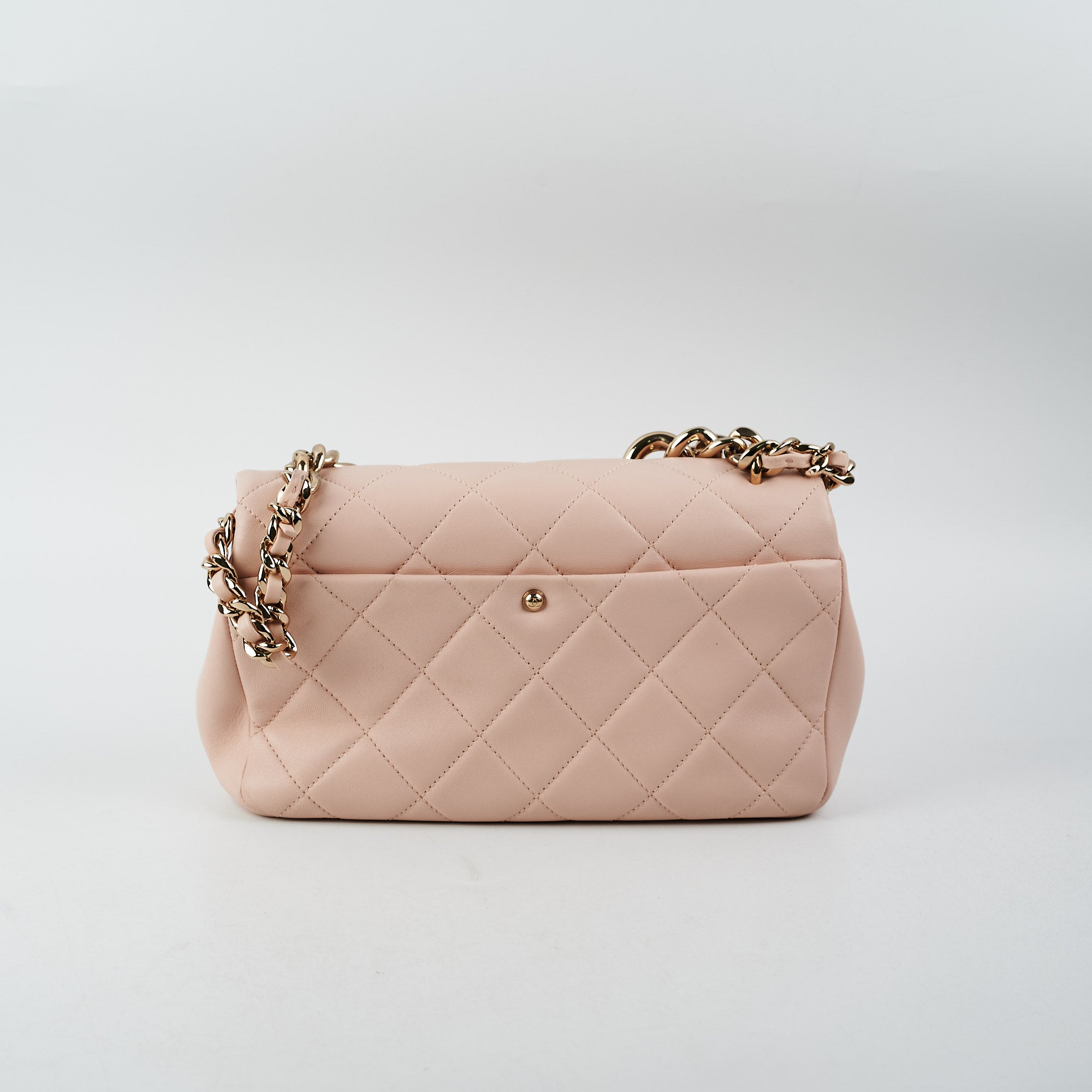 Chanel Quilted Pink Leather Crossbody Bag with Microchip - Luxury Designer Handbag for Women, Perfect for Parties, Date Nights & Special Occasions
