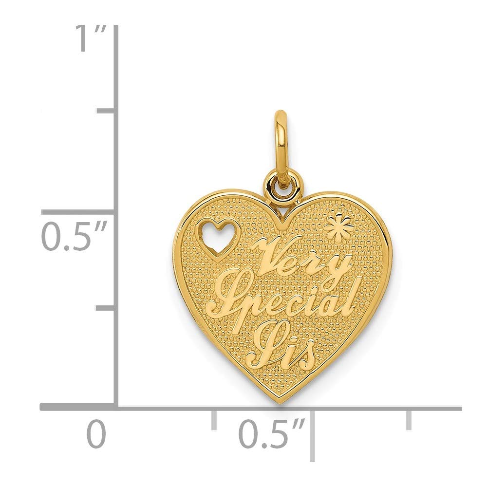 14K Yellow Gold Sister Charm Necklace - Elegant & Meaningful Jewelry for Sisters - Perfect for Birthdays, Anniversaries & Special Occasions