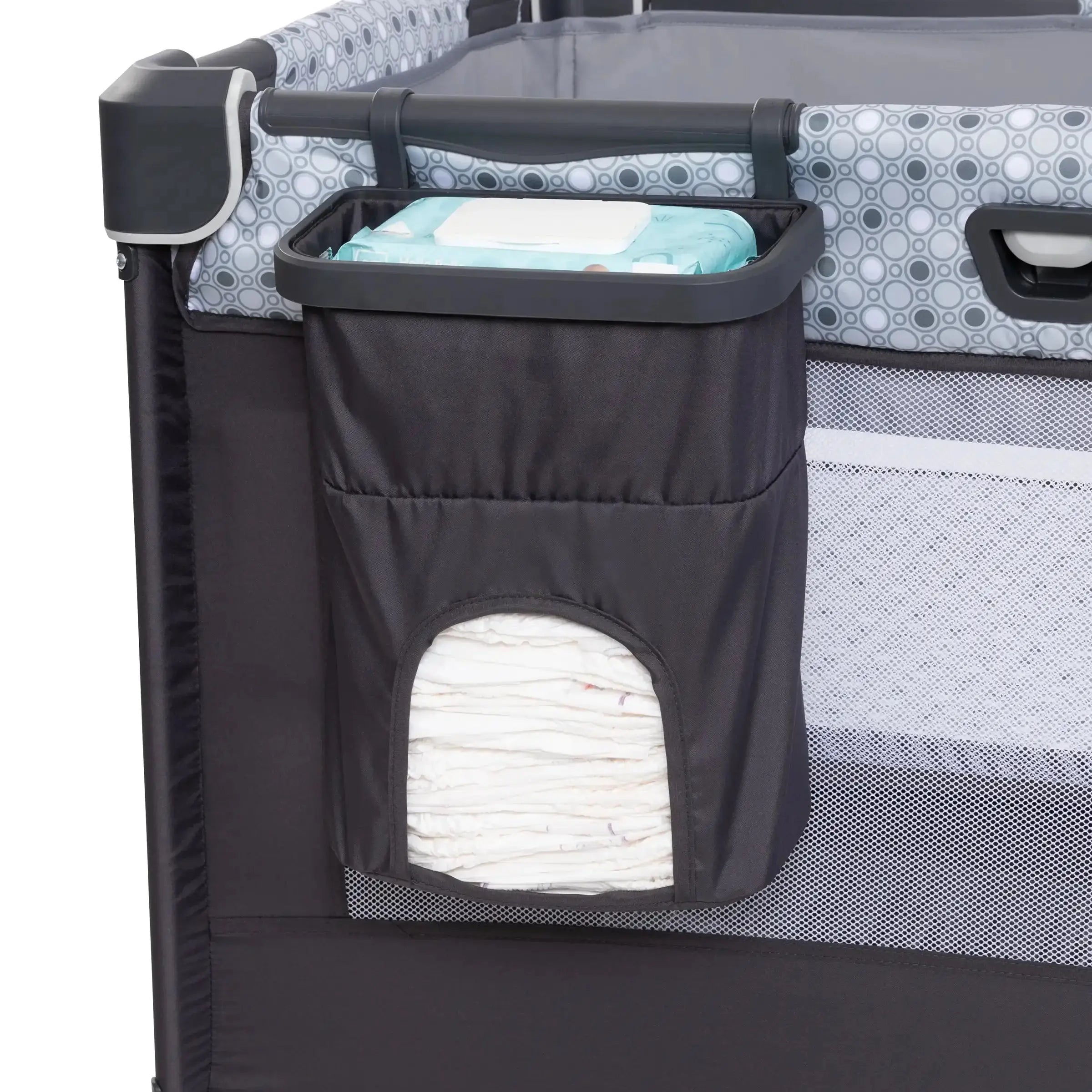 Portable Baby Playard with Rocking Cradle - Lightweight Nursery Den Playpen for Newborns & Toddlers - Perfect for Home, Travel & Daycare Use