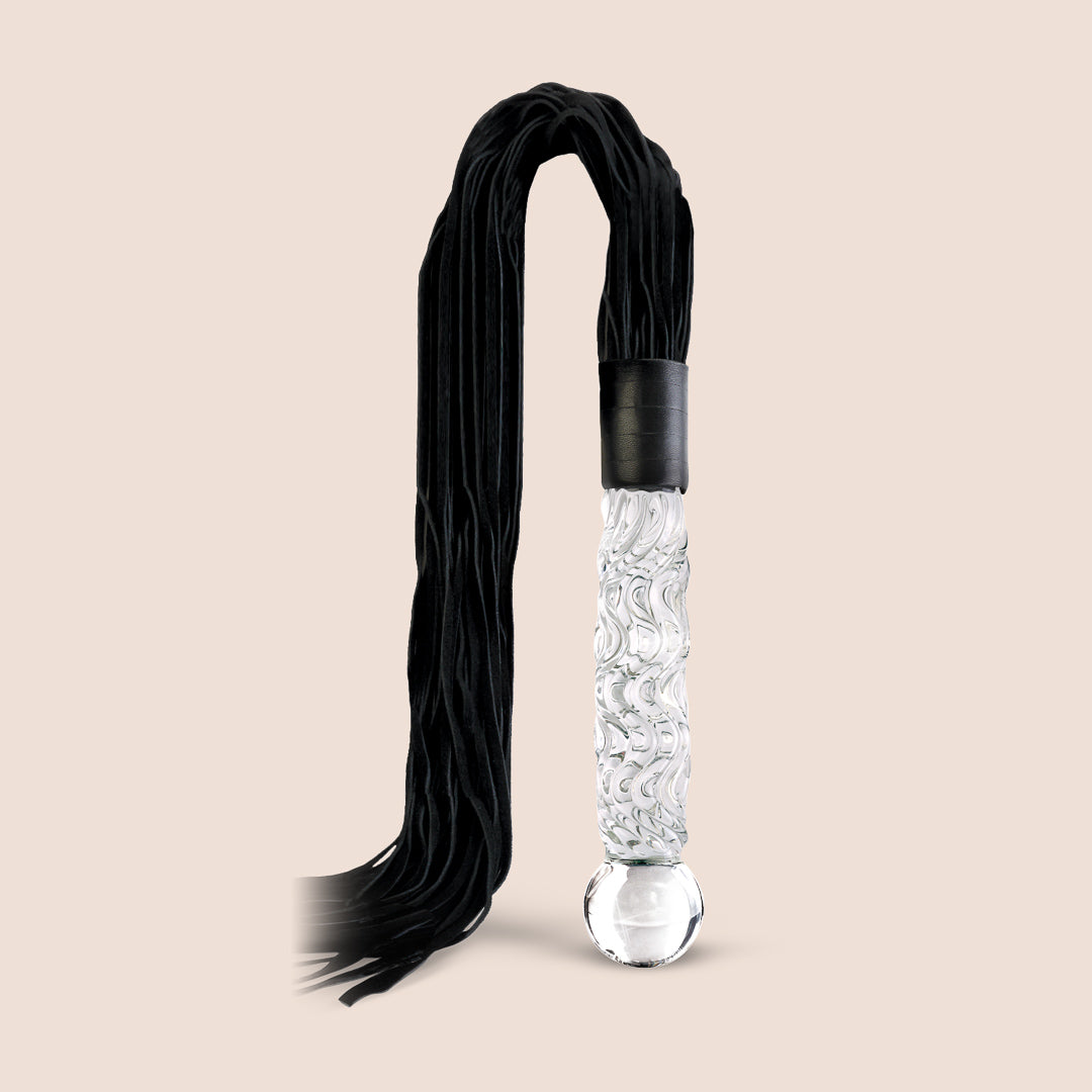Icicles No. 38 - Elegant Glass & Leather Jewelry for Women | Perfect for Parties, Weddings & Special Occasions