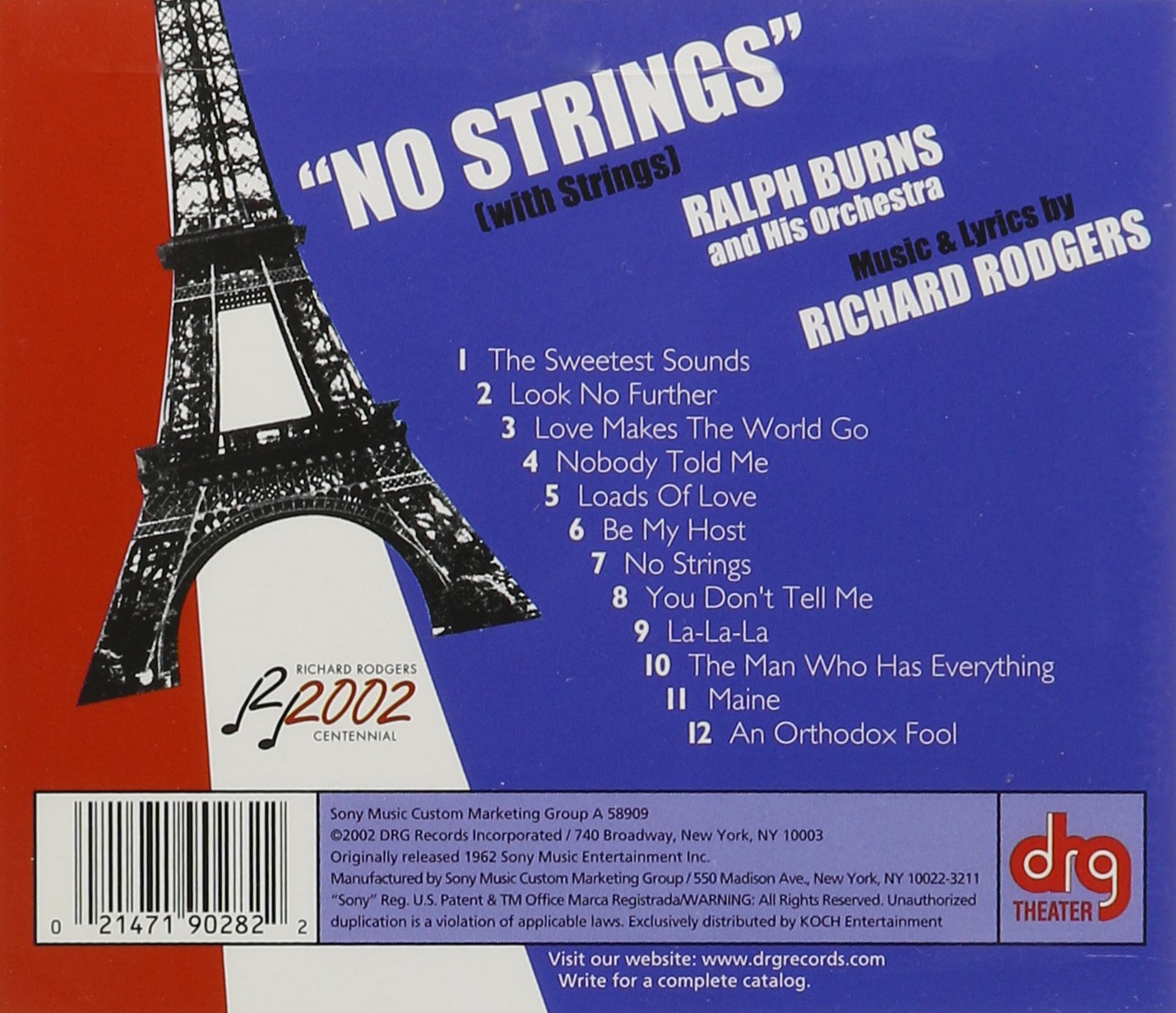 Richard Rodgers Broadway Hit Orchestral Music - No Strings Attached | Perfect for Theater Lovers & Classical Music Enthusiasts
