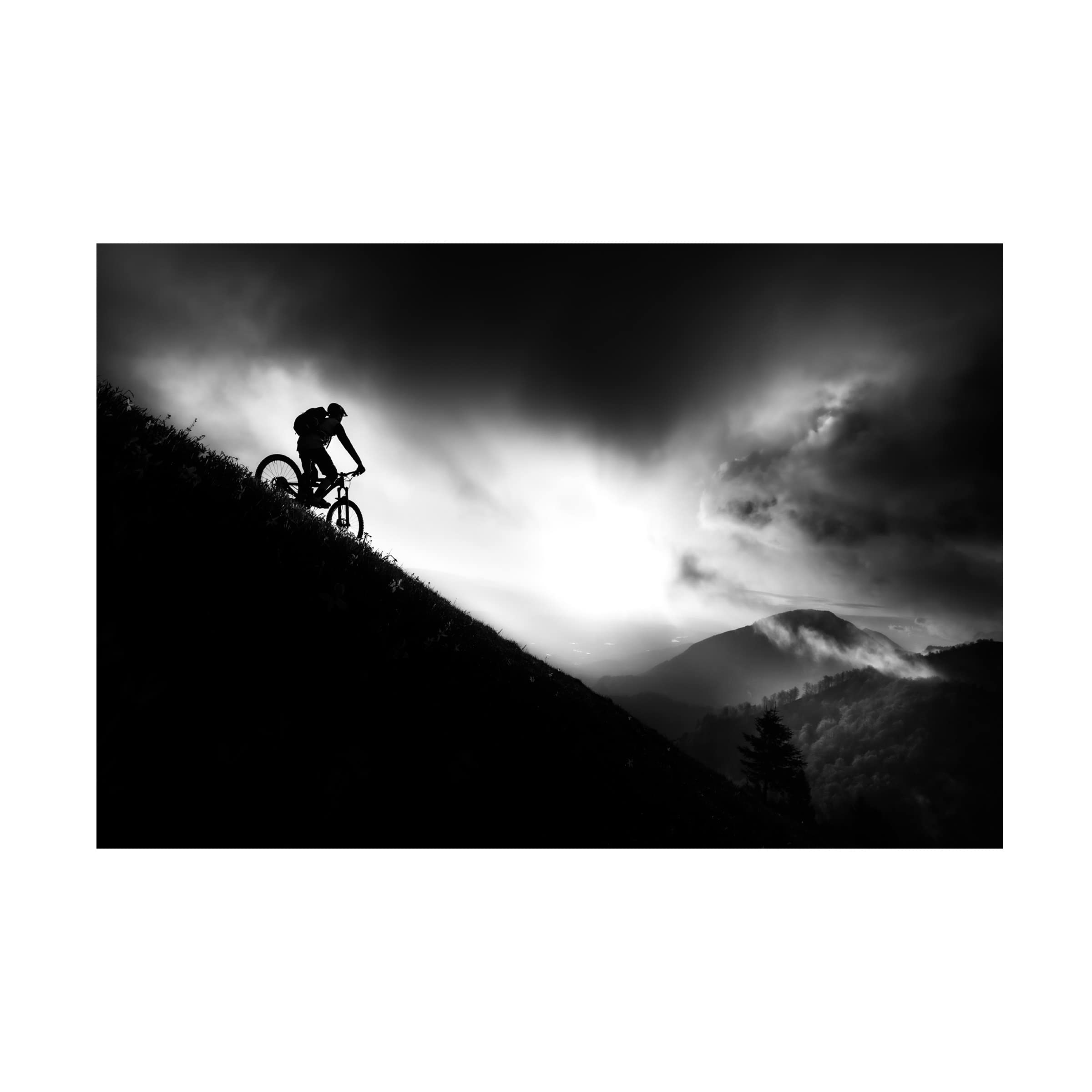 Trademark Fine Art 'Sunrise Ride' Canvas Wall Art Print by Sandi Bertoncelj - Vibrant Landscape Painting for Living Room, Bedroom & Office Decor