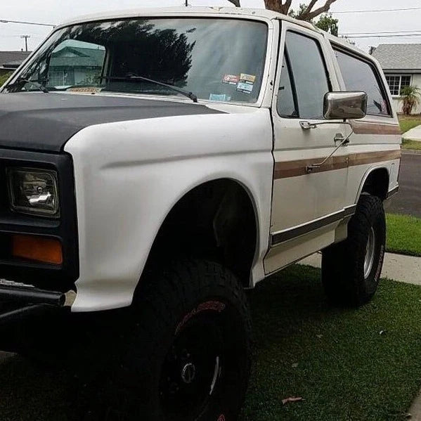 80 86 Ford Bronco Fiberglass Fenders - Durable Replacement Fenders for Off-Roading & Custom Builds | Perfect for Trail Riding, Restoration Projects & Truck Upgrades