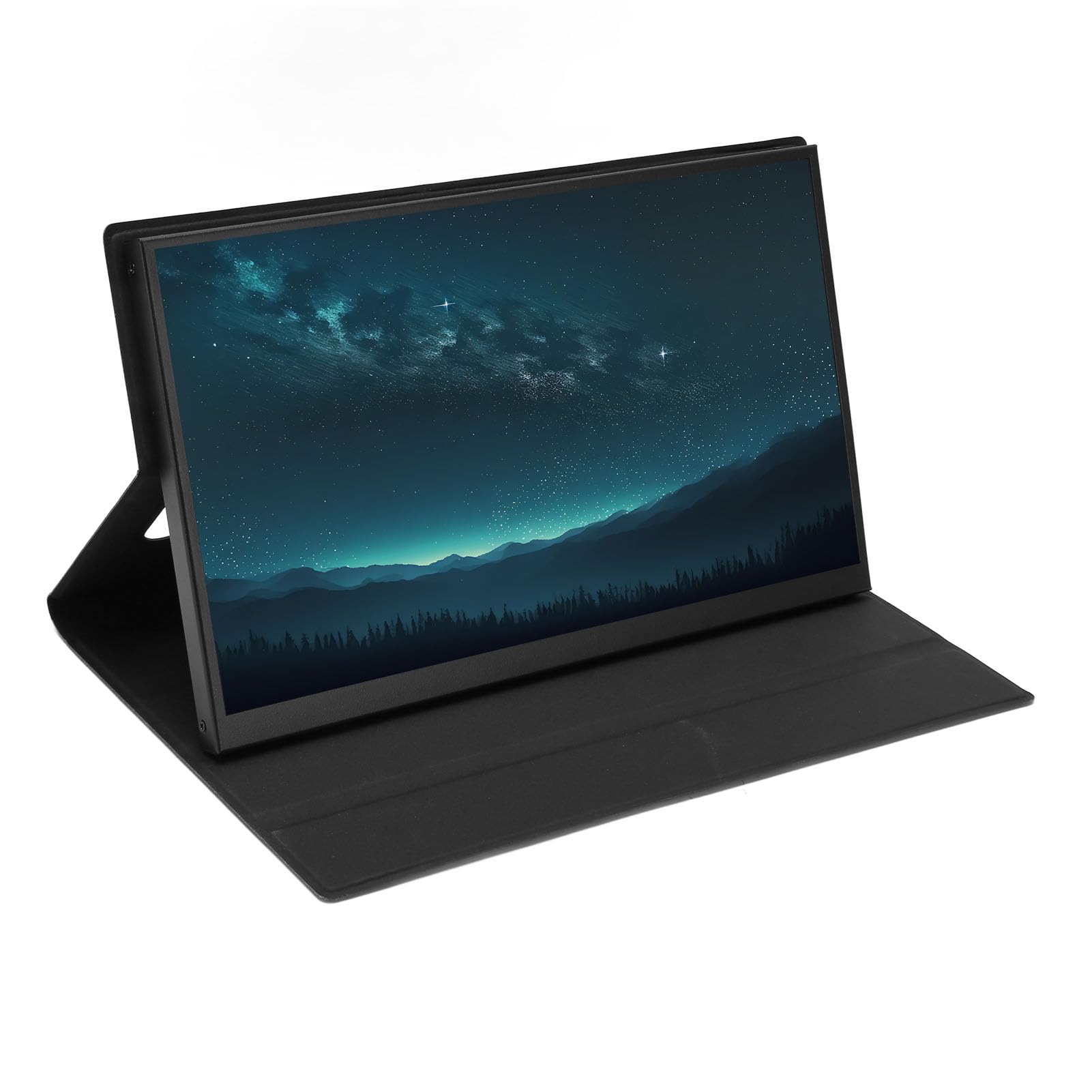 11.6 Inch Portable Travel Monitor with USB-C & 100-240V Power - Ultra Slim HDMI Display for Laptop, Gaming & Business (European Plug) - Perfect for Remote Work, Gaming On-The-Go & Business Presentations