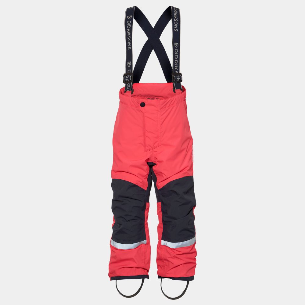 Didriksons Skare Kids Ski Jacket & Pants Set - Waterproof Winter Snowsuit for Boys & Girls, Insulated Warm Skiwear in Modern Pink - Perfect for Skiing, Snowboarding & Outdoor Winter Activities