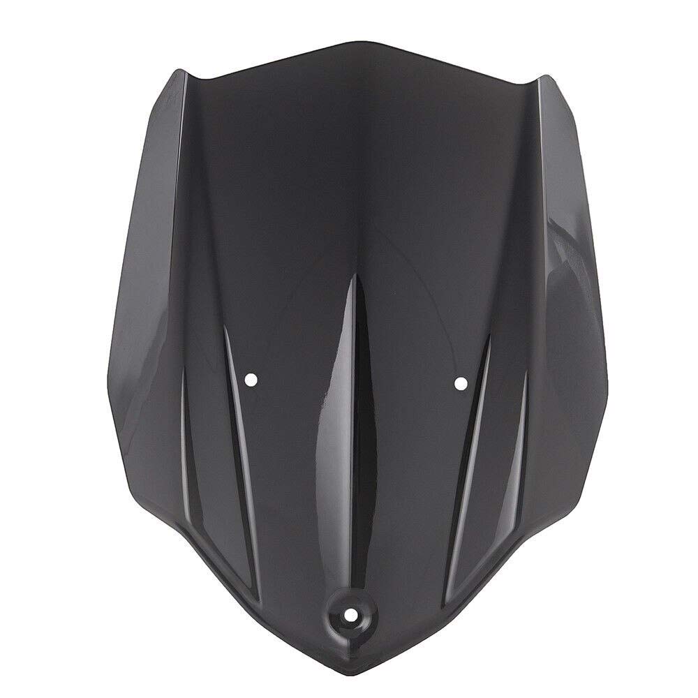 YAMAHA MT-03 Motorcycle Wind Deflector (2016-2019) - ABS Smoke Windshield with Mounting Bracket | Durable Wind Protection for Commuting & Touring | MT03 Accessories for Enhanced Riding Comfort