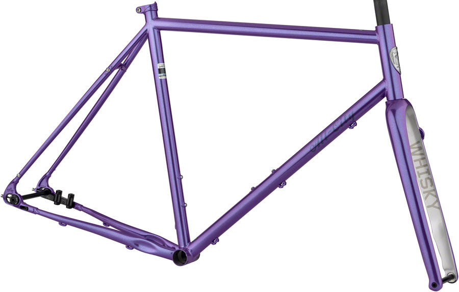 All City Super Professional Frameset - 700c/650b Steel Road Bike Frame in Hollywood Violet (43cm) | Perfect for Urban Commuting & Gravel Riding