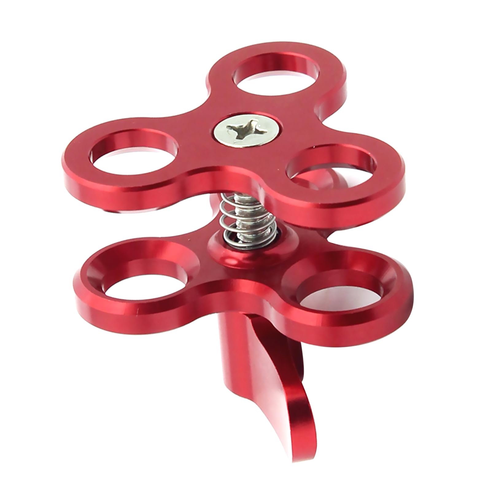 Alloy Triple Hole Ball Clamp Mount for Underwater Photography - 3 Hole Diving Light & Camera Accessories | Perfect for Scuba Diving, Marine Exploration & Underwater Videography