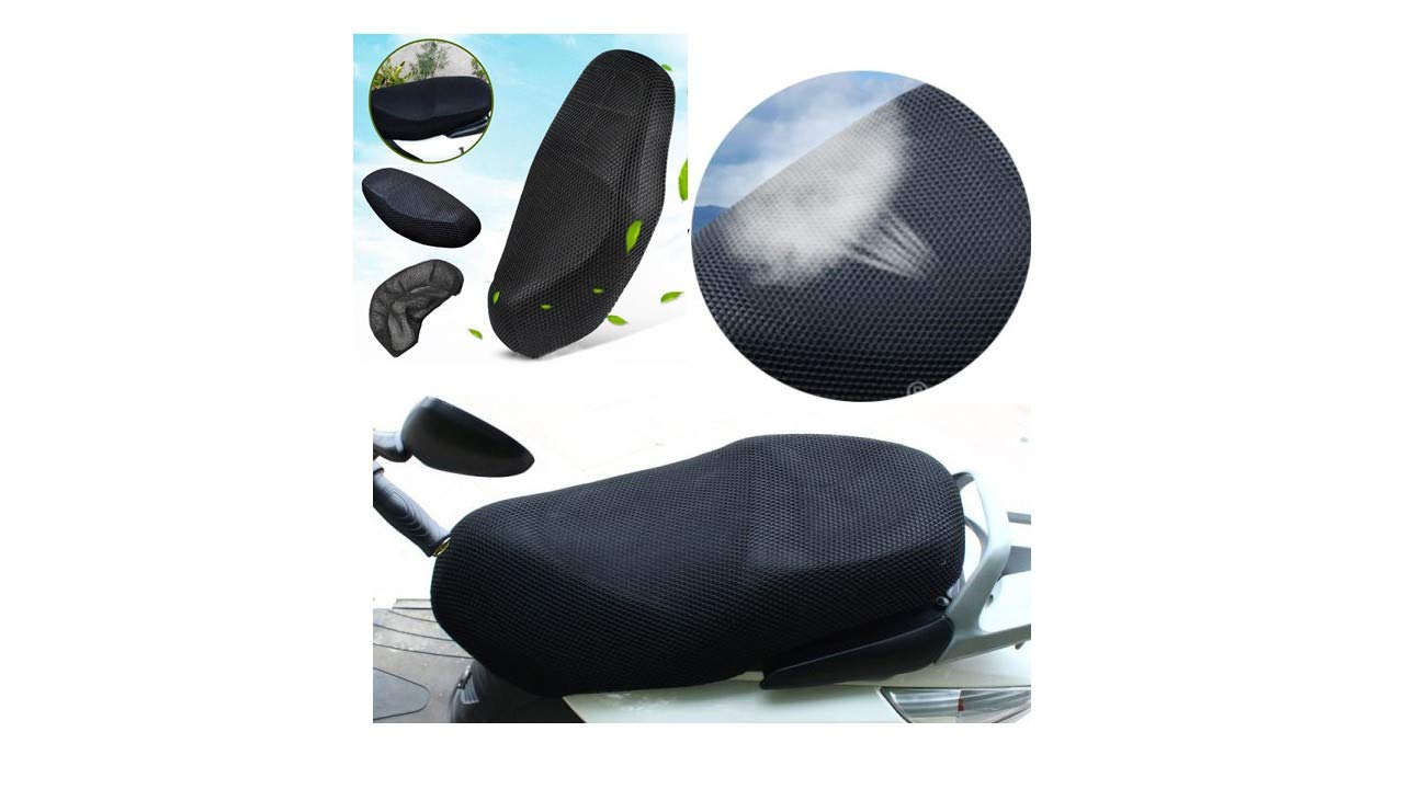 Guance No Heat Mesh Motorcycle Seat Cover for Honda Activa 6G - Breathable & Comfortable Bike/Scooter Seat Protector for Summer Riding