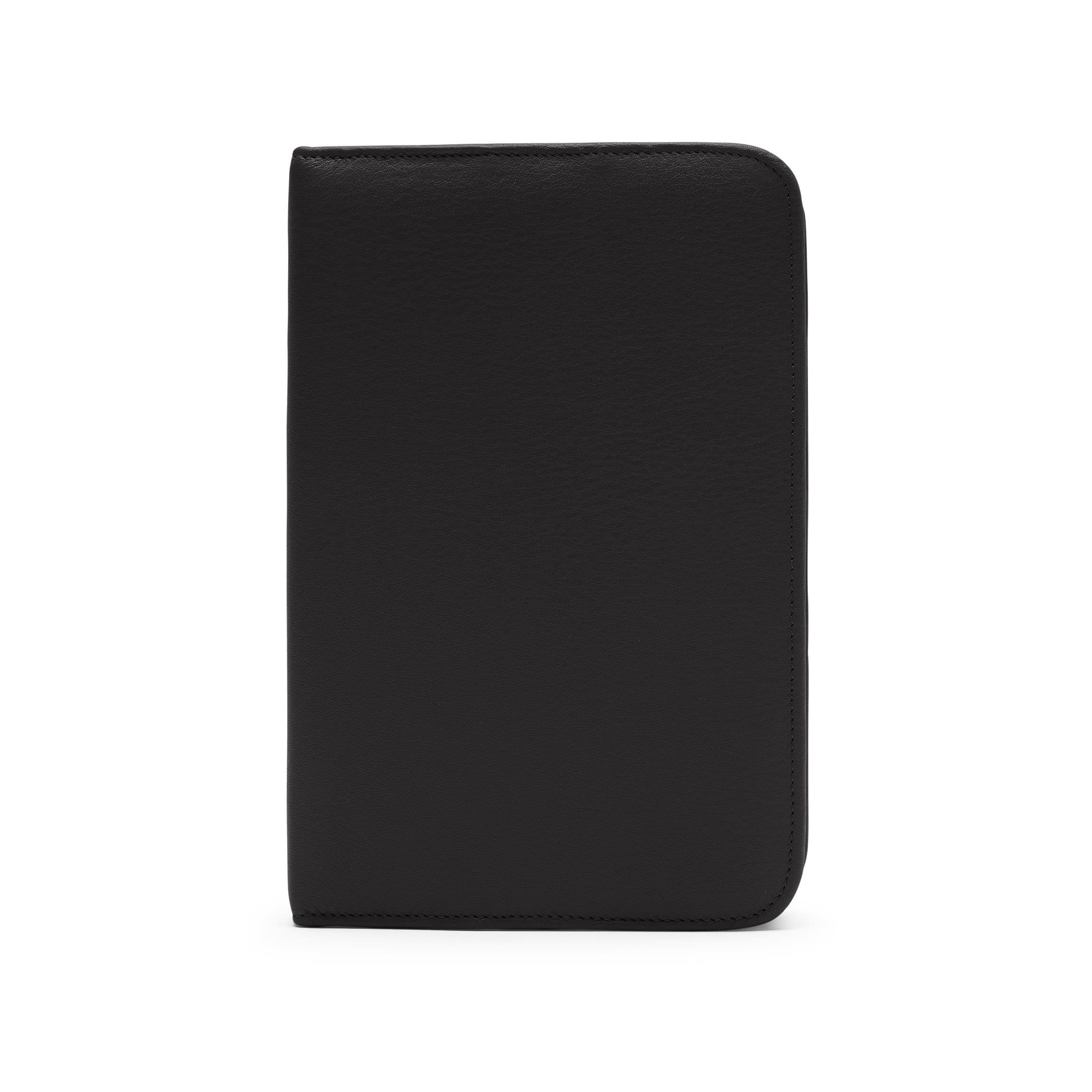 Leatherology Black Onyx Large Jewelry Organizer Case - Premium Leather Jewelry Box with Ample Storage & Travel-Friendly Design | Perfect for Necklace, Ring & Earring Organization at Home or Travel