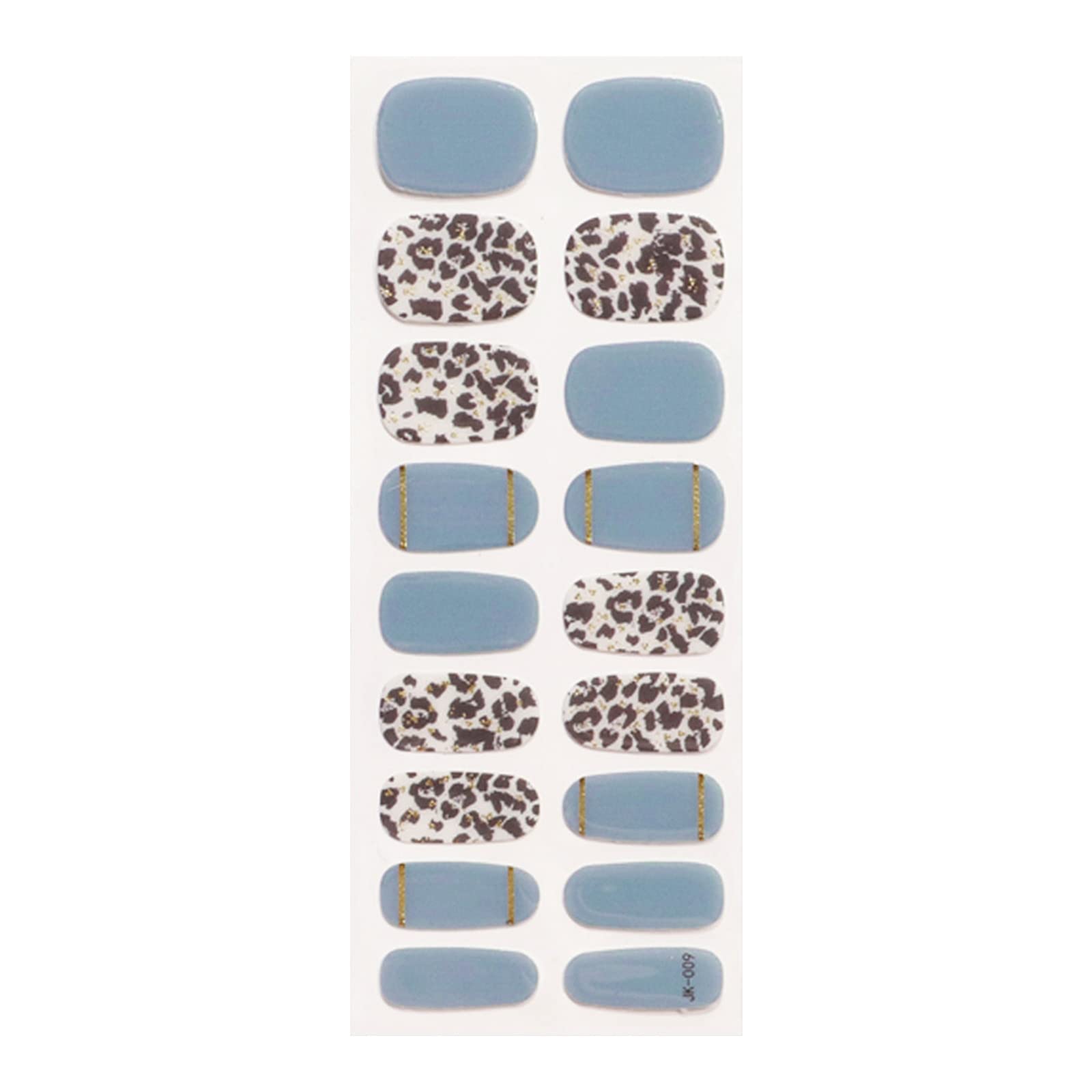 EXCLUZO Self-Adhesive Gel Nail Stickers - DIY Nail Art Decals for Women & Girls | Waterproof Nail Tip Stickers for Salon, Home Manicure & Party Nail Decorations