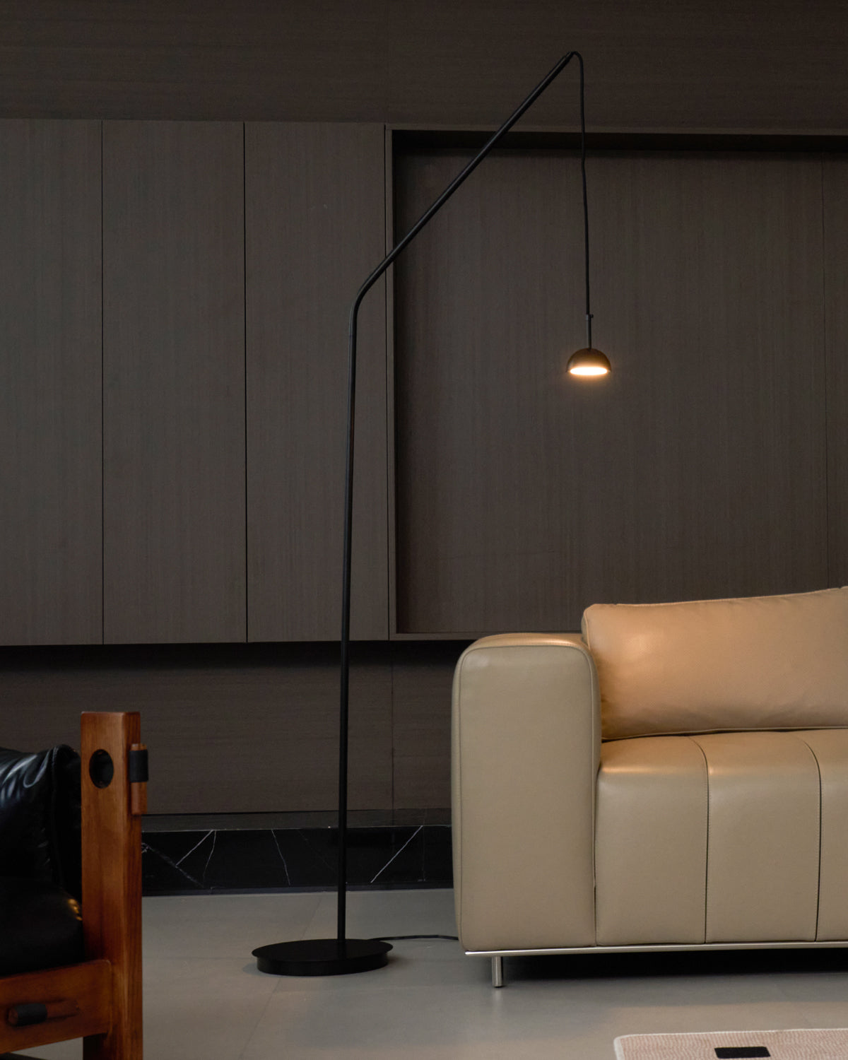 Cupolina Modern Floor Lamp - Adjustable Brightness LED Standing Light for Living Room, Bedroom & Office - Perfect for Reading, Relaxing & Decor