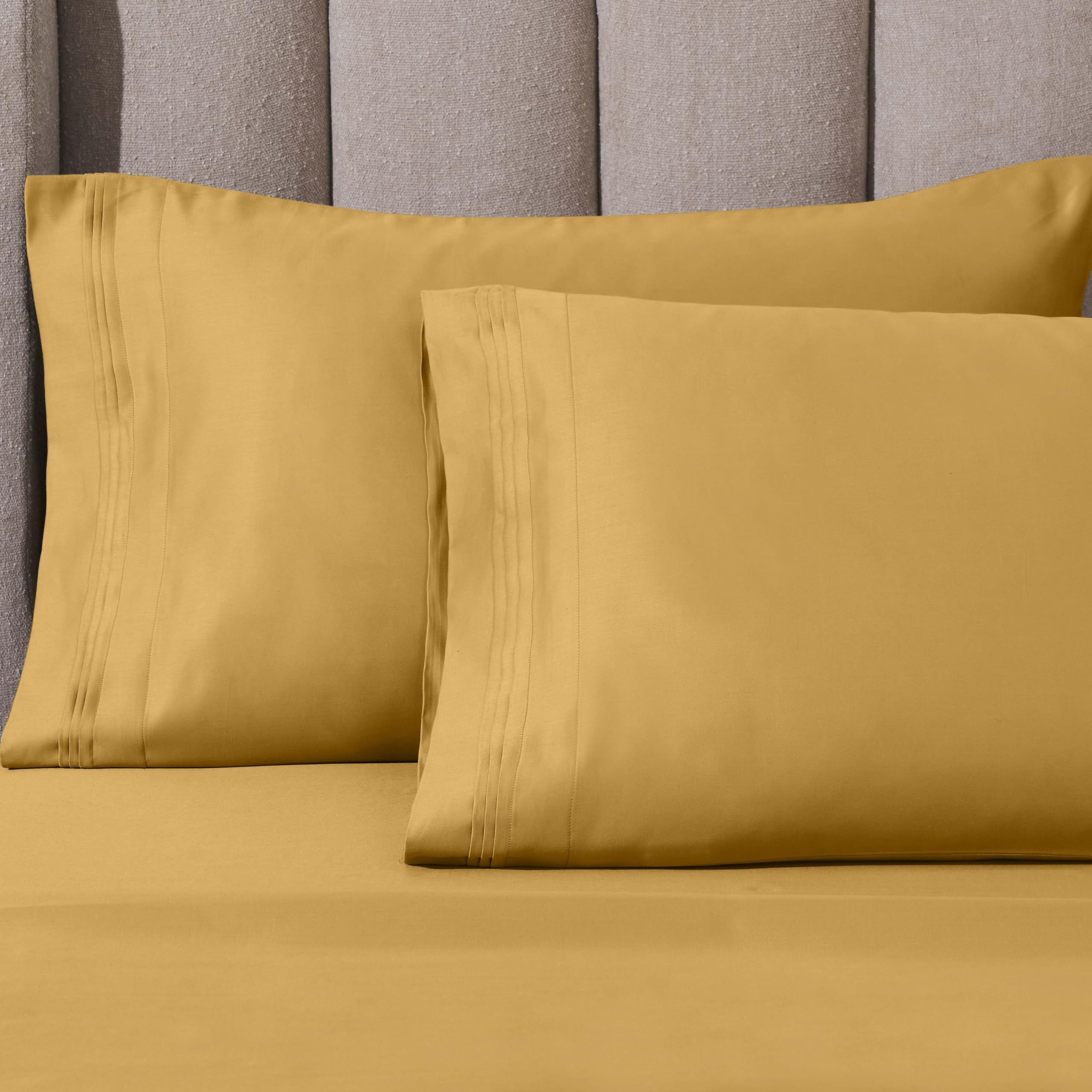 Premium 1000-Thread Count Egyptian Cotton Sheet Set - California King Size with 18