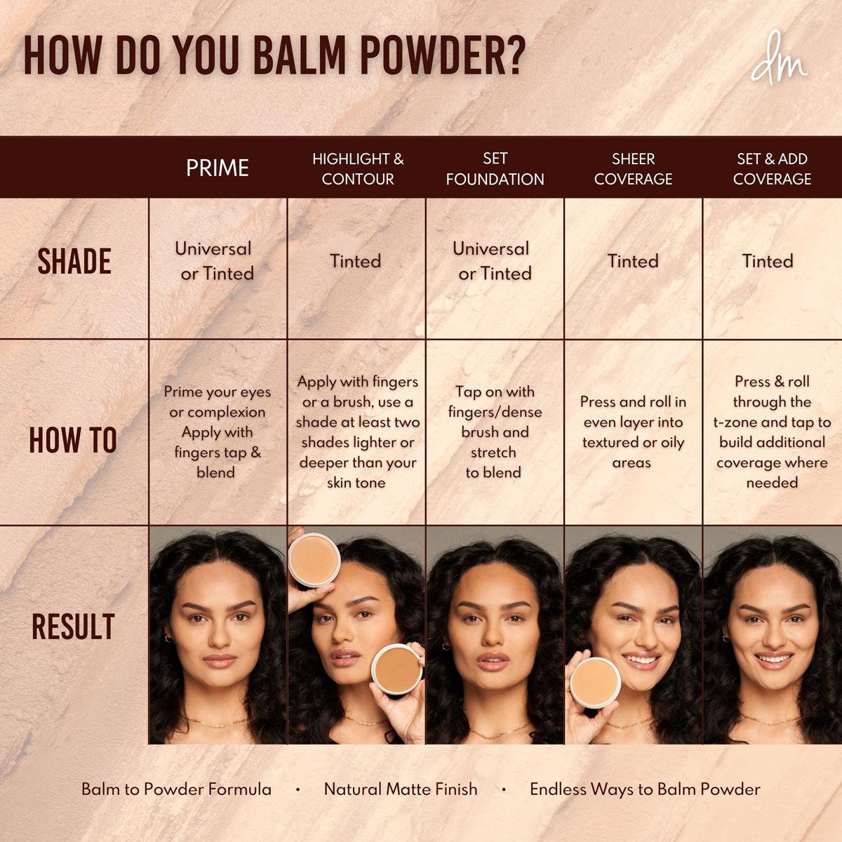 Danessa Myricks Beauty Yummy Skin Blurring Balm Powder - Lightweight Makeup for Flawless Complexion | Perfect for Daily Wear & Photo Shoots