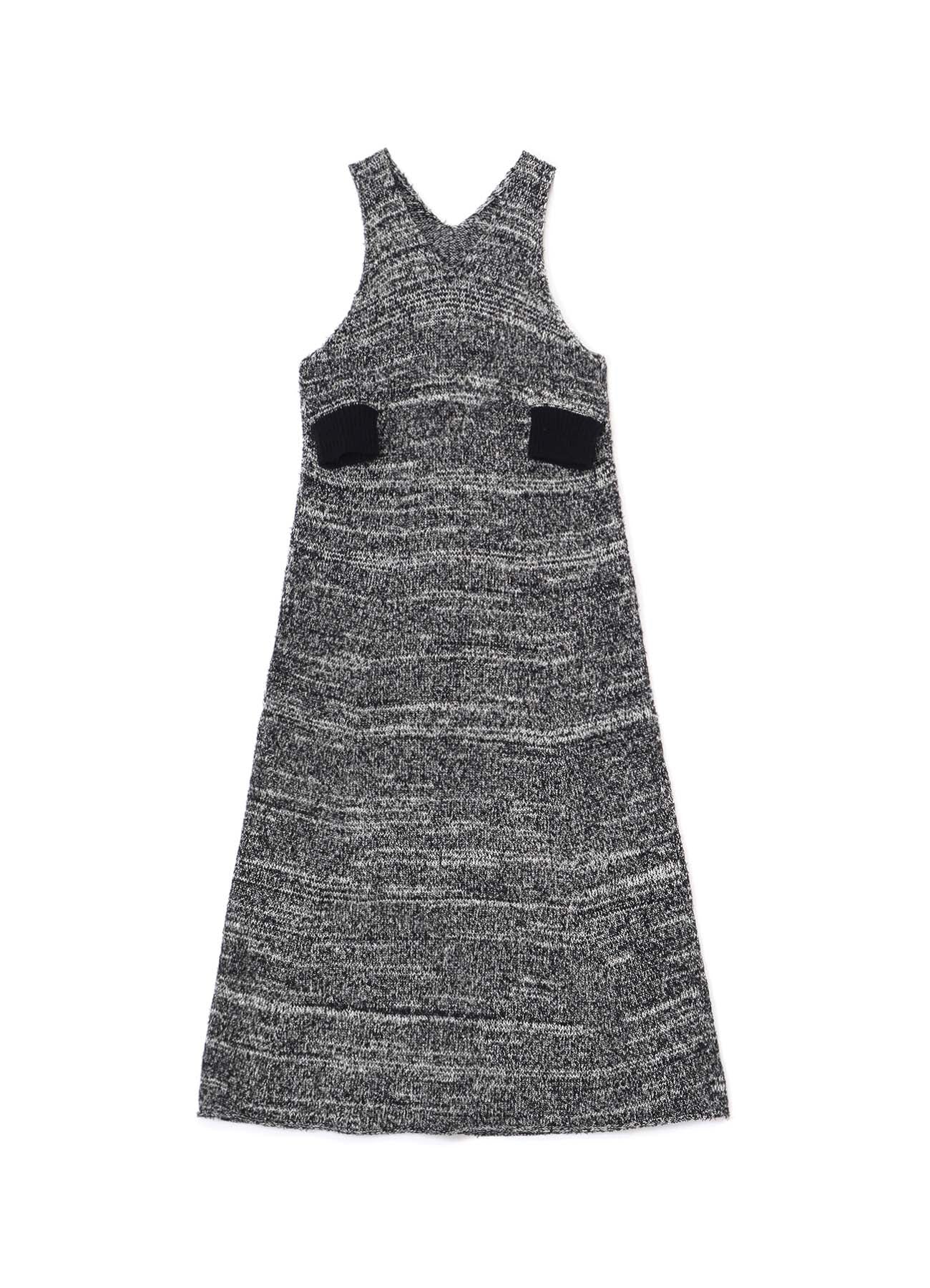 Stylish Curly Yarn Sleeveless Dress with Side Pockets - Perfect for Summer Outfits, Beach Vacations & Casual Wear