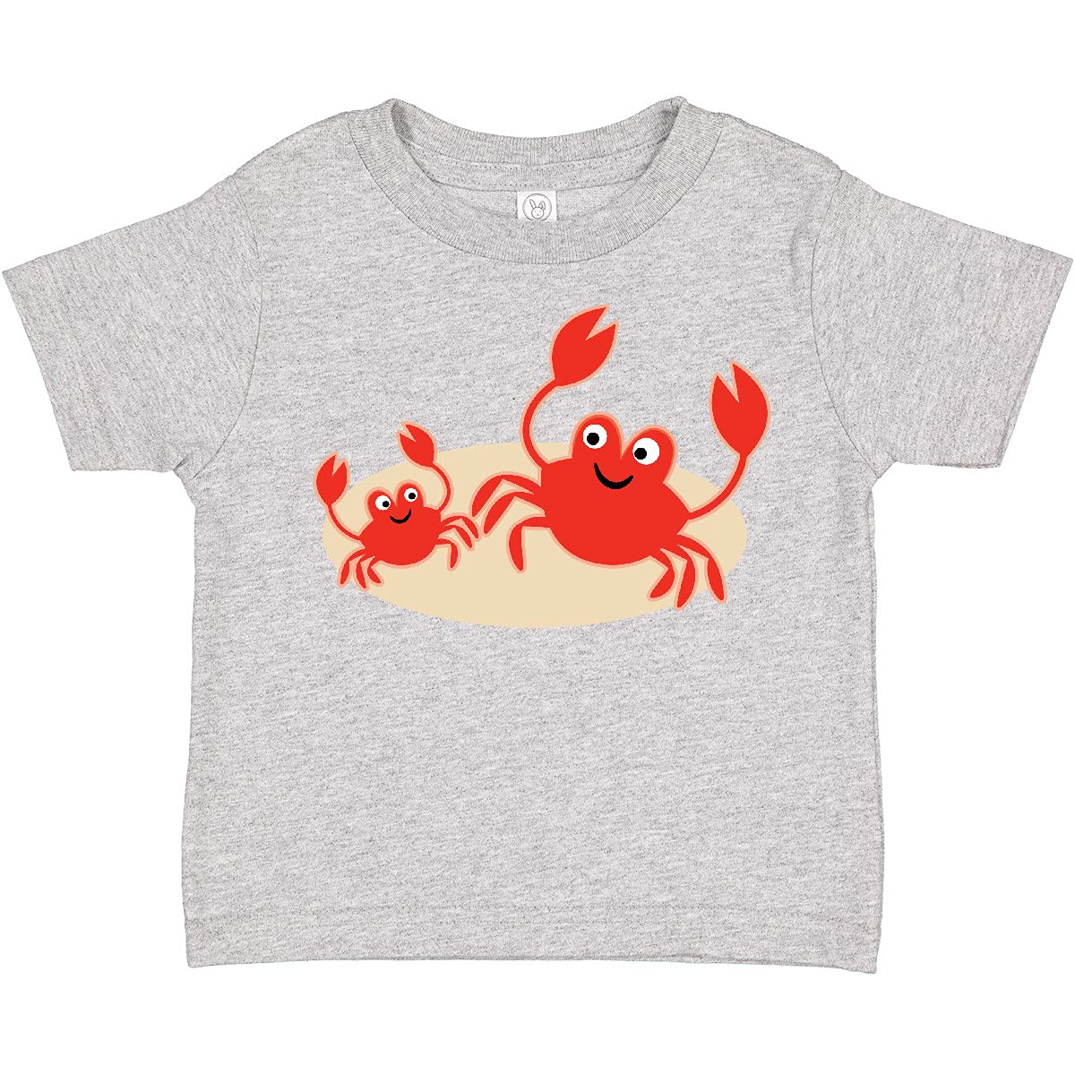Inktastic Beach Crabs Cute Vacation Toddler T-Shirt - Soft Cotton Kids Tee for Boys & Girls - Perfect for Summer Beach Trips, Family Vacations & Playdates