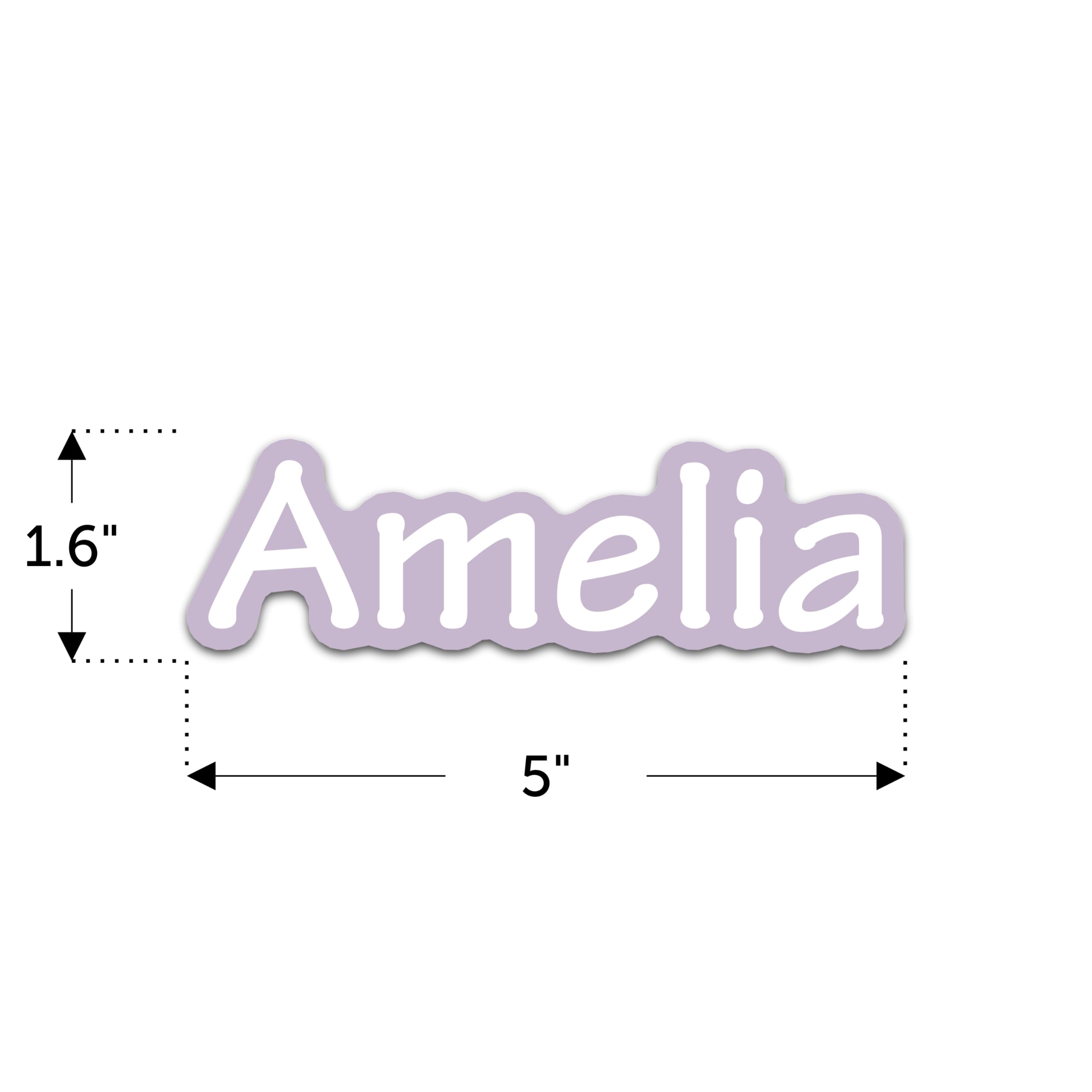 Custom Name Stickers for Water Bottles - Personalized Waterproof Vinyl Name Labels for Cups, Tumblers, Helmets, Laptops, Servers & Cars - Perfect for Daycare, School, Office & Travel (6 Pack)