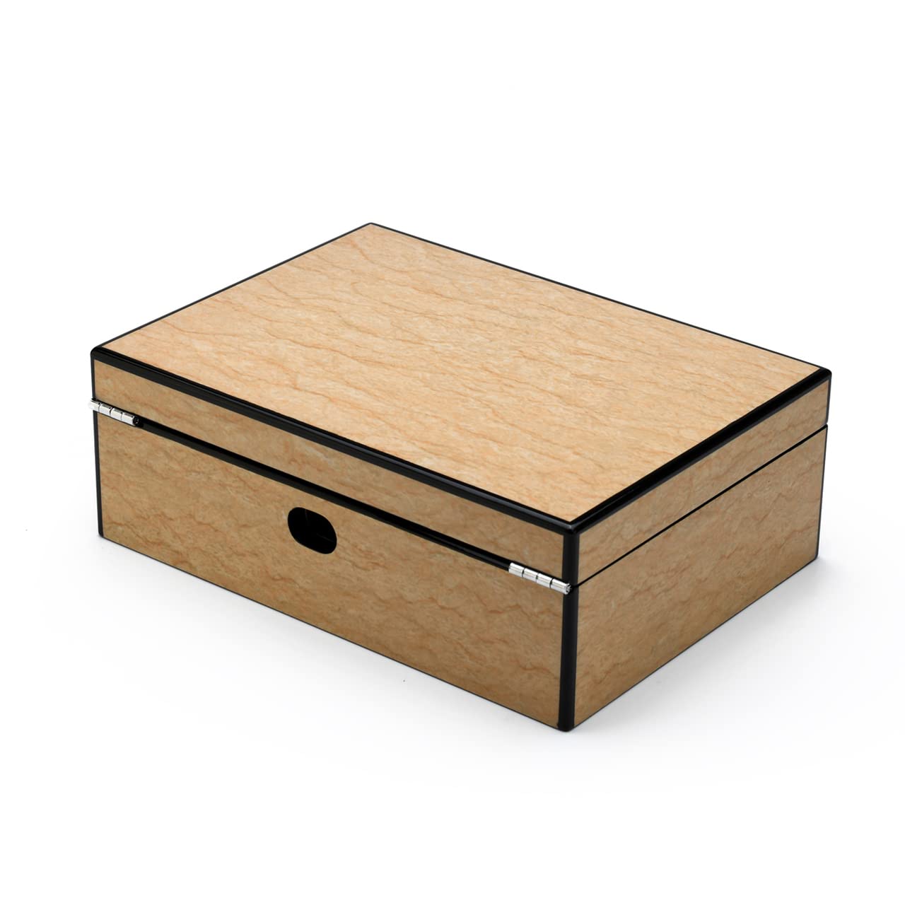 Hi-Gloss 23-Note Sand Finish Elements Collection Musical Jewelry Box with Canon in D (Pachelbel) - Elegant Storage for Rings, Necklaces & Keepsakes - Perfect Gift for Weddings, Anniversaries & Special Occasions