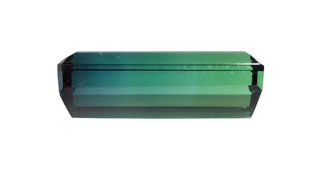 8.76ct Blue Green Tourmaline Emerald Cut Gemstone - Perfect for Jewelry Making, Engagement Rings & Unique Gifts