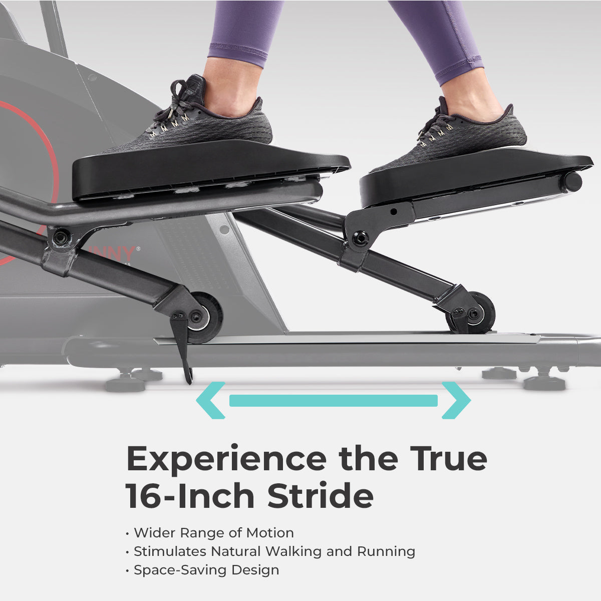 Ultra Silent Smart Elliptical Machine with 16