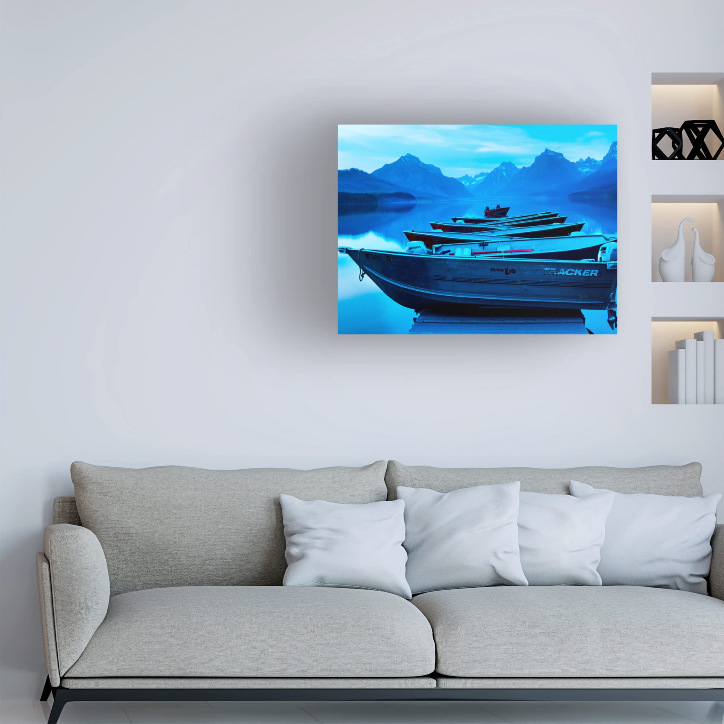 James McLoughlin Mountainscape Photograph IV Canvas Wall Art - Premium Landscape Painting for Living Room, Bedroom & Office Decor