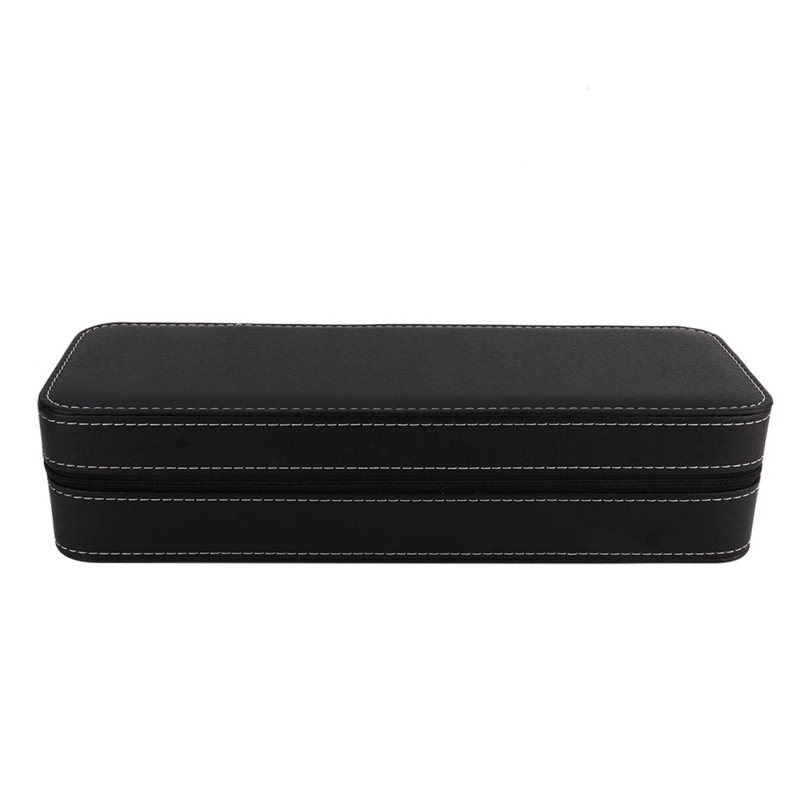 POCREATION Leather Watch Organizer & Storage Case - Premium Watch Display Box for Home, Travel & Gifting | Perfect for Watch Collections, Jewelry Organization & Luxury Gift Presentation