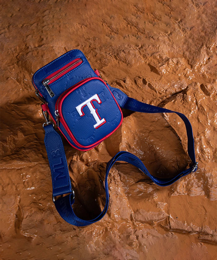 MLB Texas Rangers Mini Crossbody Bag for Women - Stylish Baseball Fan Purse for Games, Travel & Everyday Use