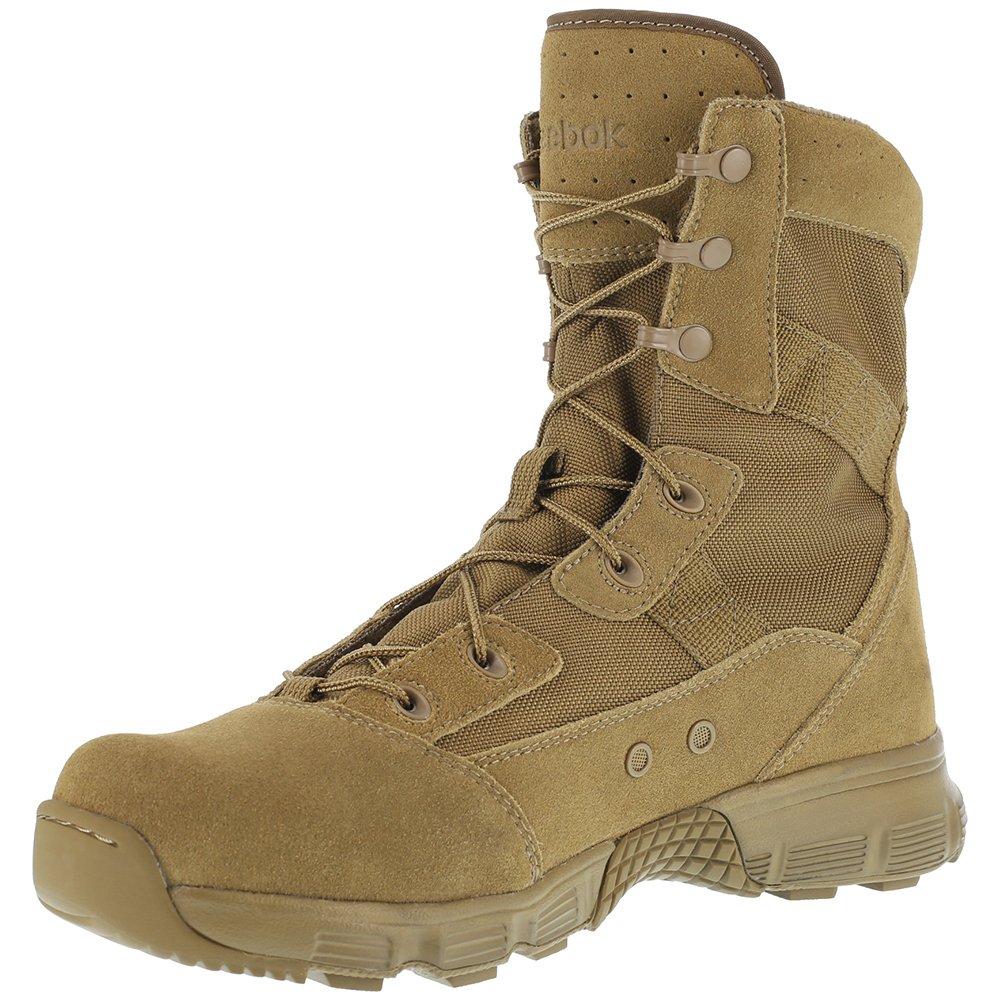 Reebok Women's Hyper Velocity 8-Inch Electrical Hazard Soft Toe Work Safety Shoes - Brown | Lightweight & Comfortable for Construction, Warehouse & Industrial Work