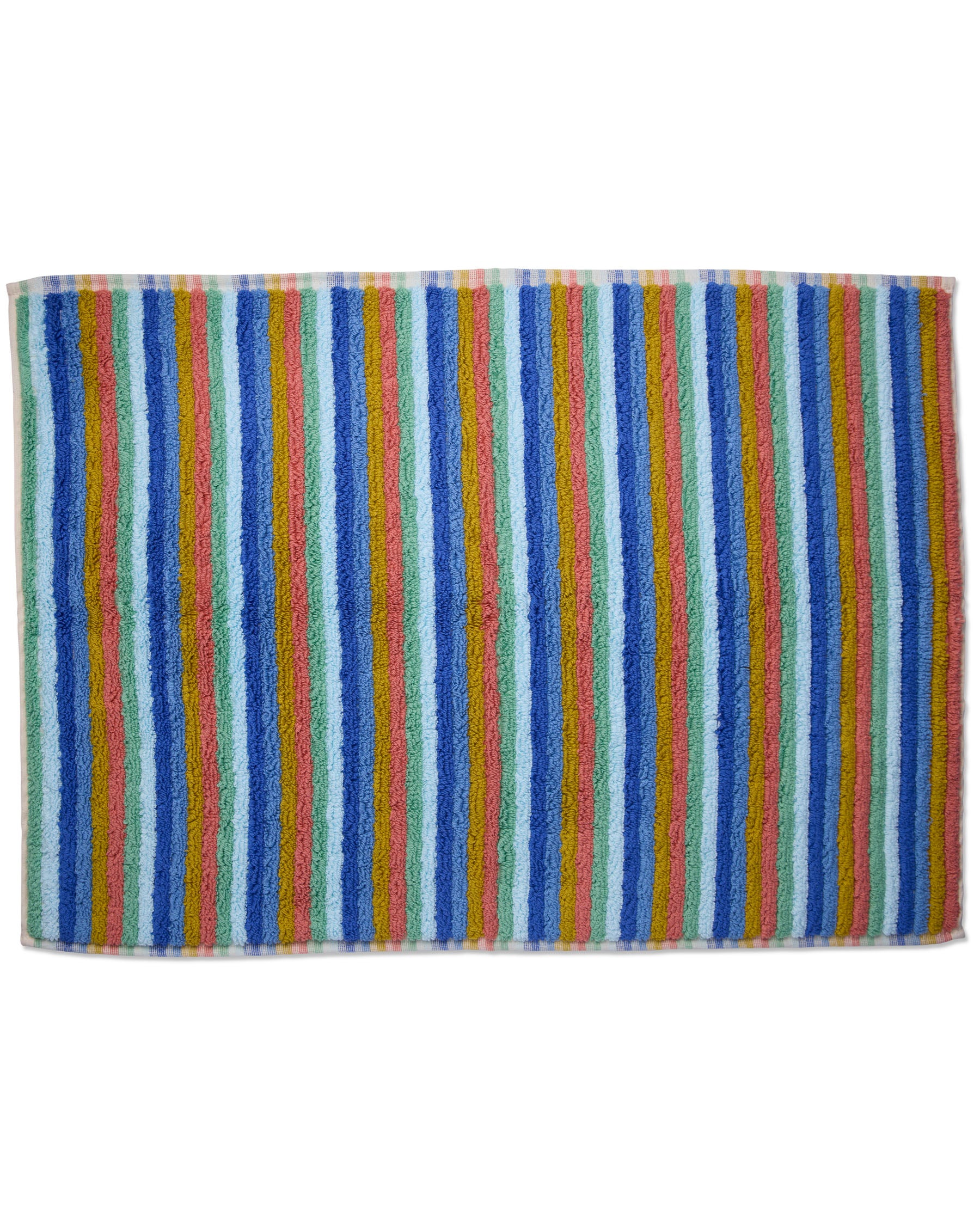 Premium Madeira Stripe Turkish Bath Mat - Soft, Absorbent & Quick-Drying - Perfect for Bathroom, Spa & Home Decor