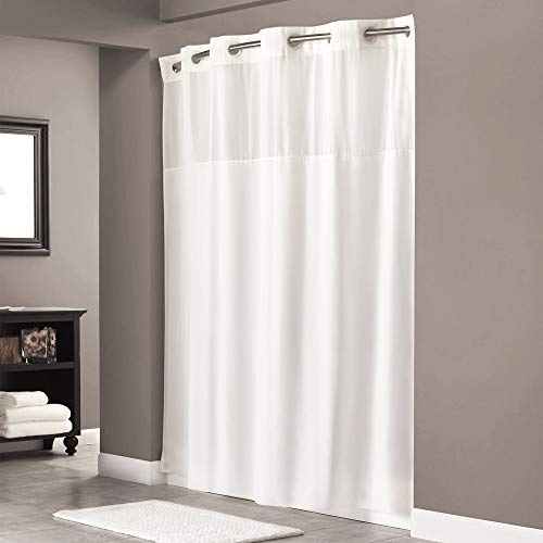 Adjustable Curved Shower Curtain Rod - Expandable 54 to 78 Inches for Bathroom - Perfect for Spacious Showers & Bathtub Enclosures