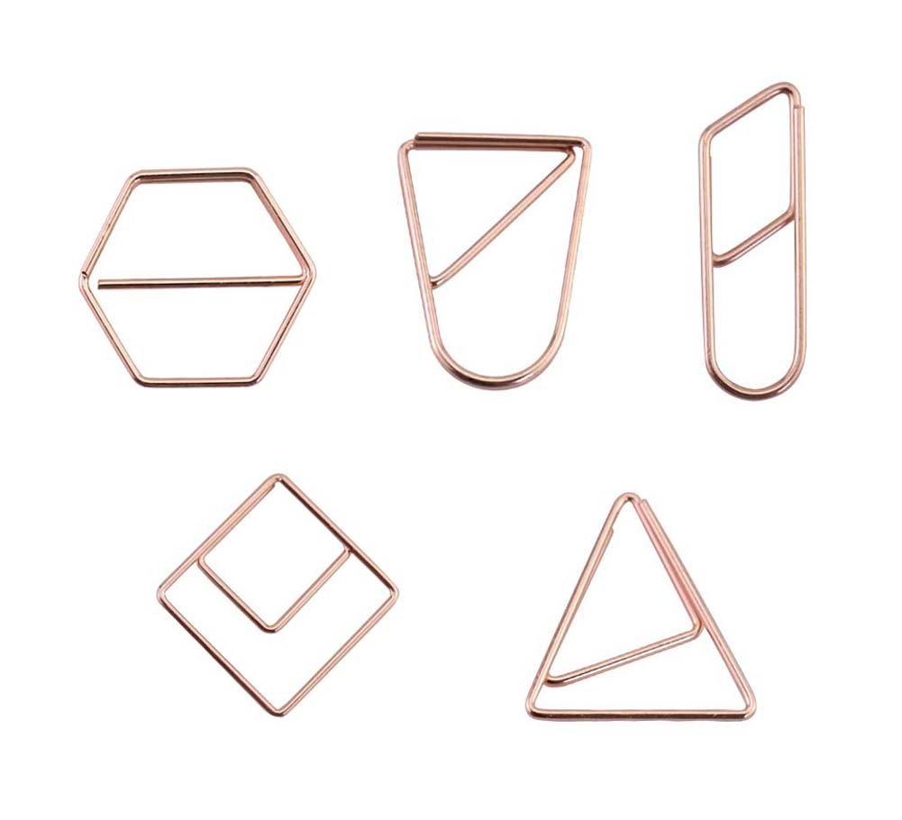10 Pieces Fun Shaped Paper Clips - Colorful Office Desk Accessories for Organizing Documents, Bookmarks & School Supplies | Perfect for Office, Home, School & Craft Projects