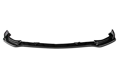Q1-TECH Front Bumper Lip Spoiler for 2014-2017 Infiniti Q50 - Glossy Black ABS Body Kit Splitter | Enhances Aerodynamics & Sporty Look for Street Racing & Car Shows