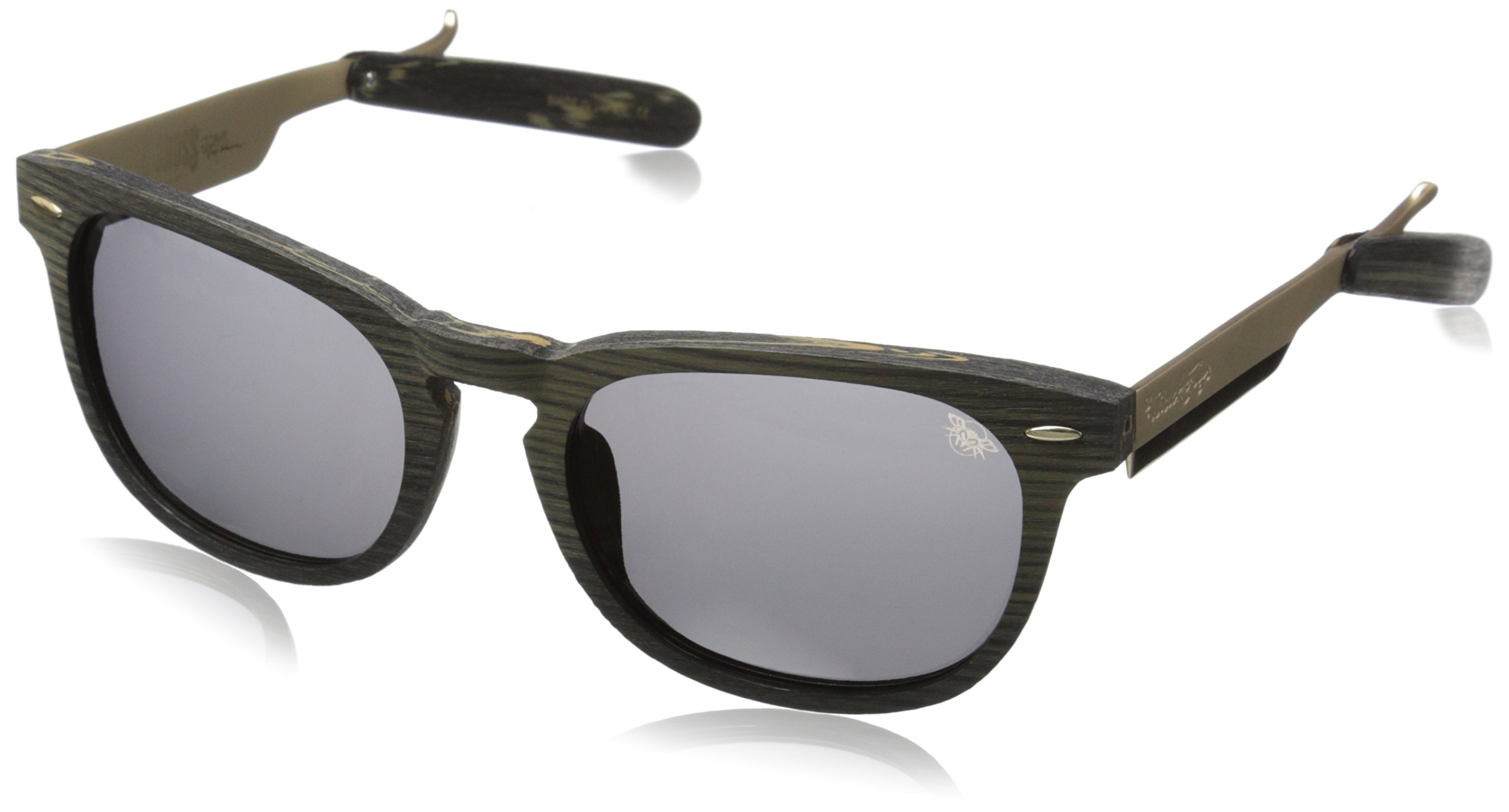 Black Flys Fly Razor Wayfarer Sunglasses - Polarized UV Protection for Men & Women - Classic Retro Style for Driving, Beach, and Outdoor Activities