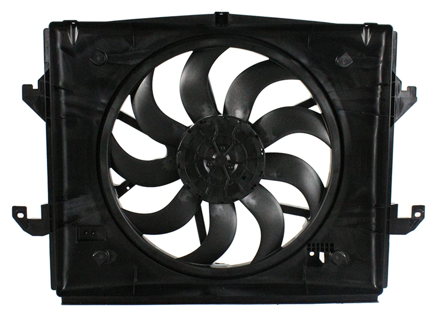 Agility Auto Parts 6010381 Dual Radiator and Condenser Fan Assembly - Compatible with Multiple Vehicle Models - Perfect for Cooling System Repair & Maintenance in Home Garage or Auto Shop