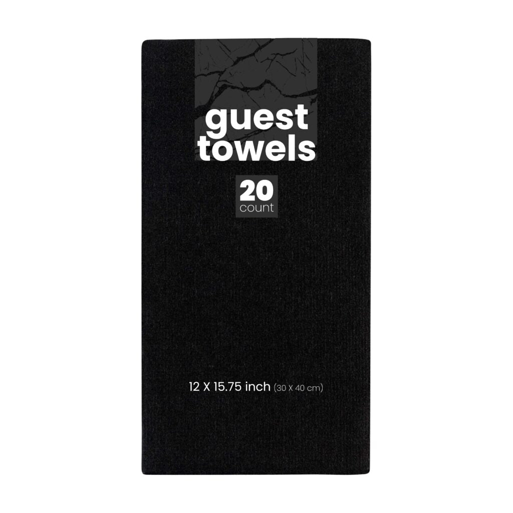 Premium Black Disposable Paper Napkins - 20 Pack for Parties, Weddings & Everyday Dining - Soft & Absorbent for Any Occasion