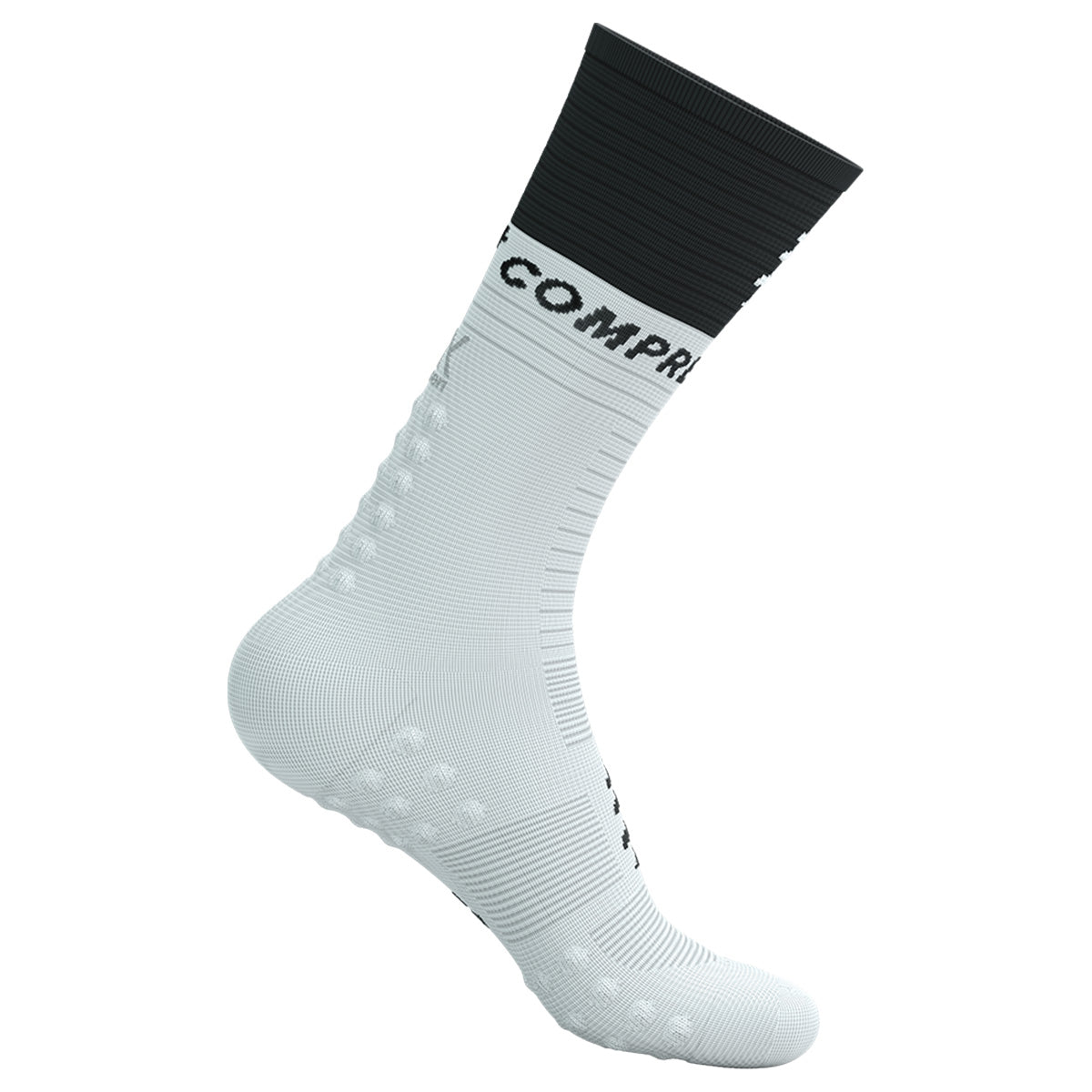 Compressport Mid Compression V2.0 Running Socks - Performance Athletic Socks for Marathon, Hiking & Sports - Enhanced Support & Comfort for Men & Women
