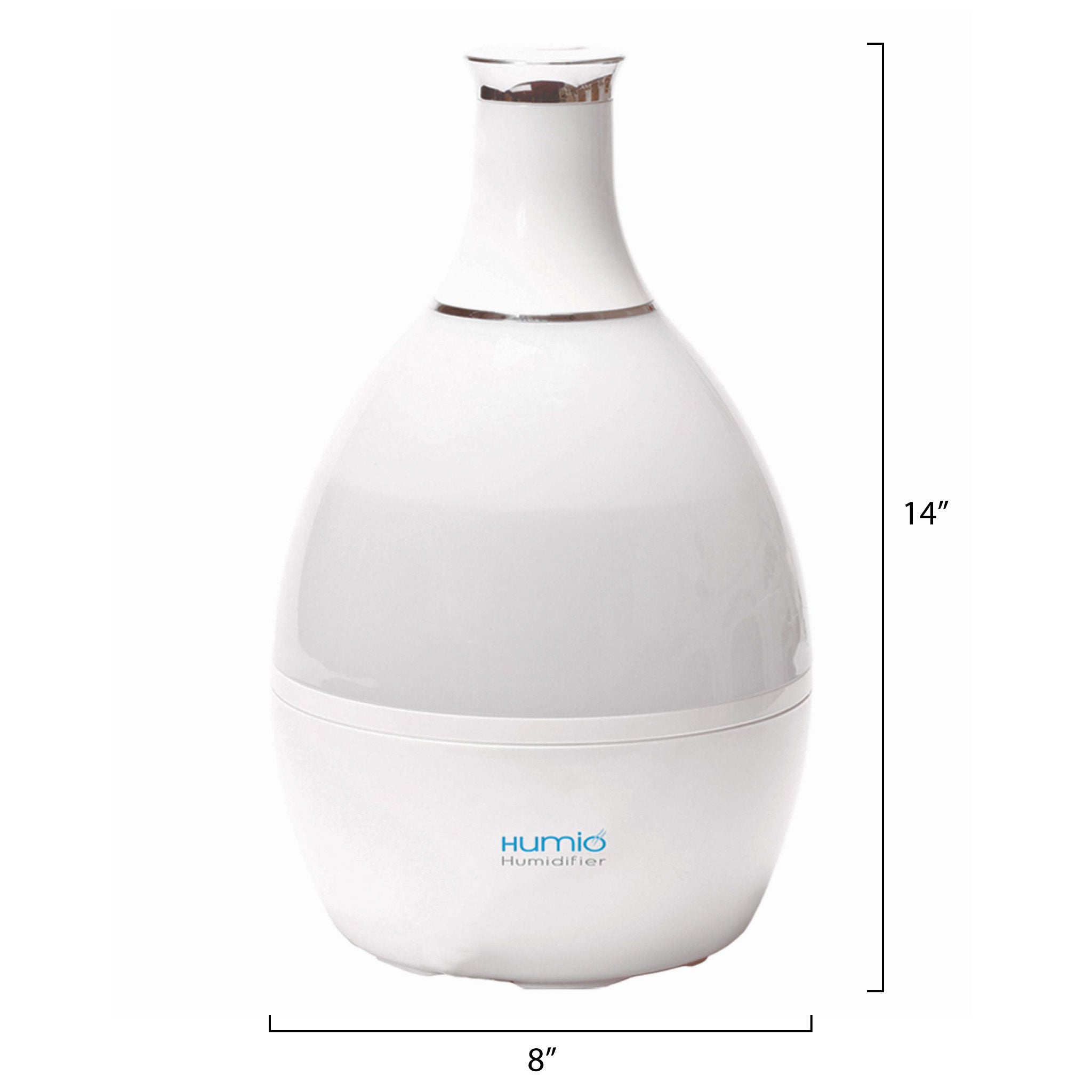 Refurbished Humio® Humidifier with Aroma Oil Diffuser & Night Light - Perfect for Bedroom, Nursery, Office, and Yoga Studio Relaxation