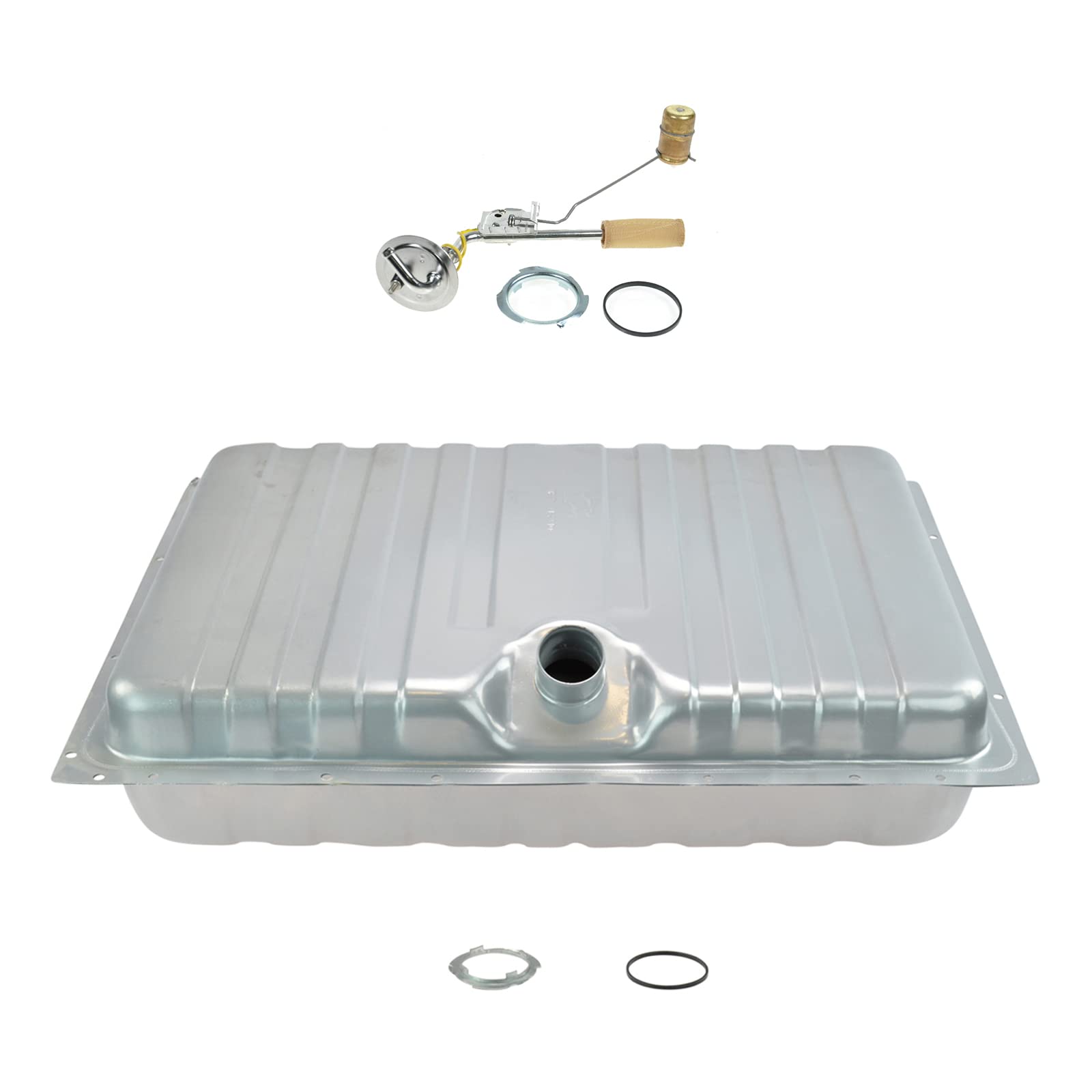 TRQ Fuel Tank Kit with Sending Unit - Compatible with 1970 Ford Mustang & Mercury Cougar - Durable Gas Tank Replacement for Classic Car Restoration & Performance Upgrades