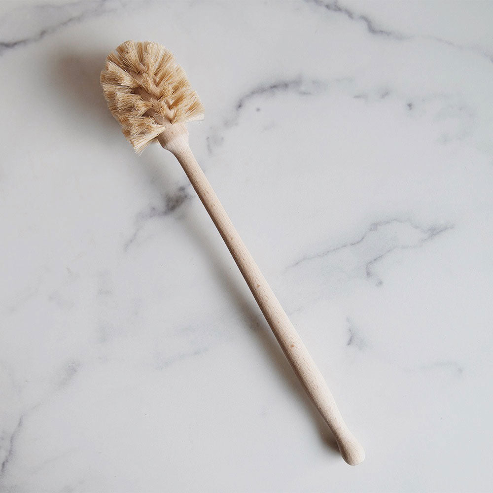 Premium Wooden Bottle & Cup Brush Set - Natural Bamboo Cleaning Brush for Baby Bottles, Water Bottles, and Travel Mugs - Perfect for Home, Kitchen, and Camping Use