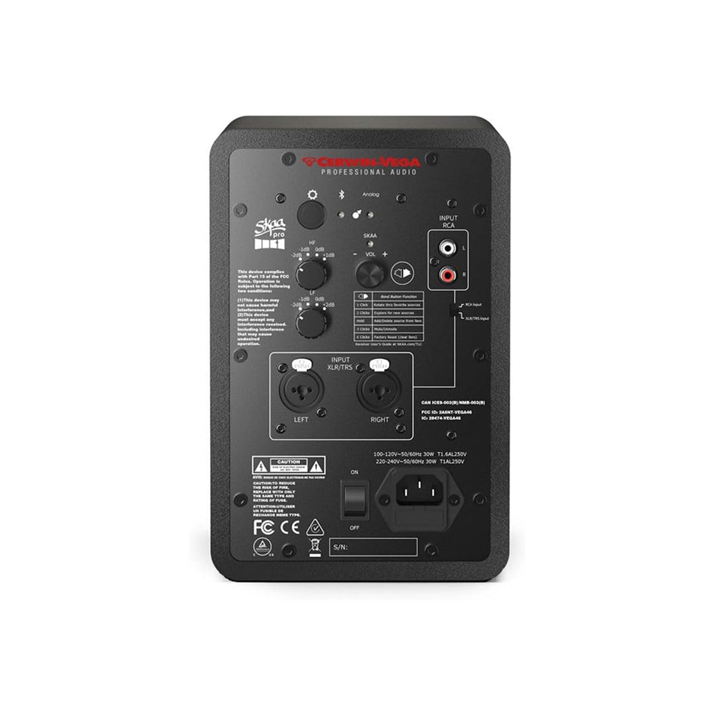 Cerwin Vega VEGA4SB HUB 4 2-Way Studio Monitor Speaker (HUB Only) - Professional Audio Equipment for Home Studios, DJ Booths & Recording Sessions