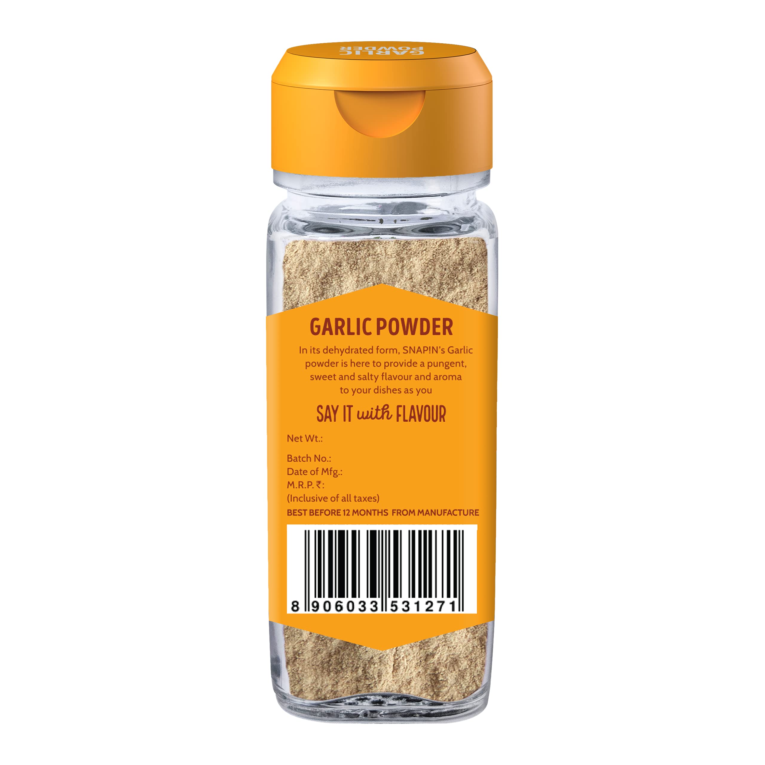 Premium Organic Garlic Powder - 40g (1.41 oz) | All-Natural, Non-GMO, Gluten-Free | Perfect for Cooking, Seasoning & Meal Prep